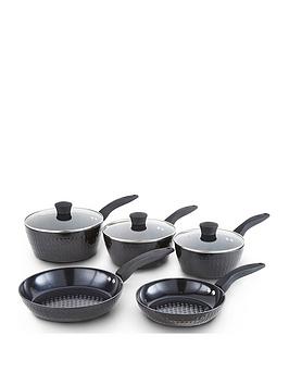 Product photograph of Tower Diamo 5 Piece Cookware Set from very.co.uk