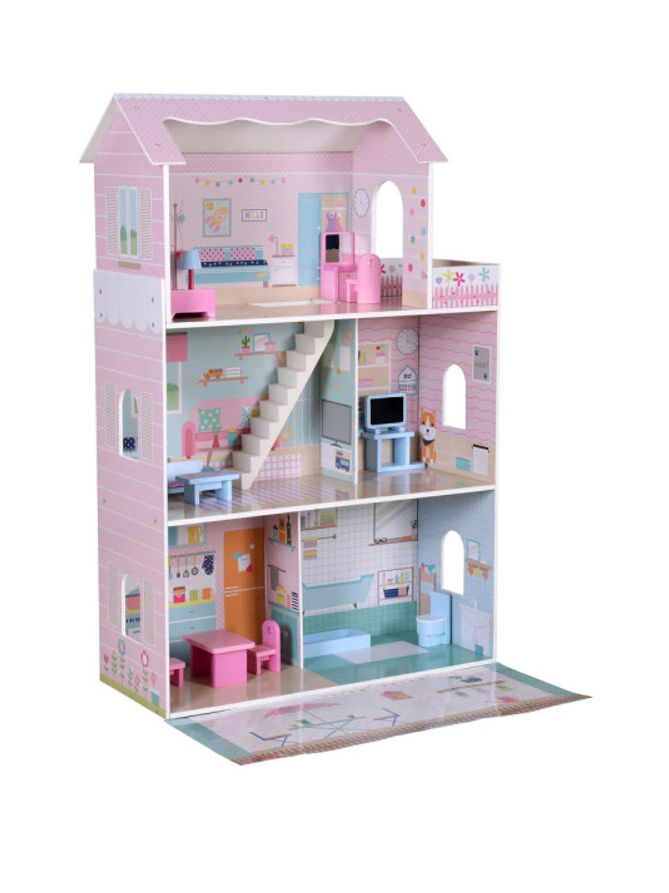 Teamson Kids Exclusive Fancy Doll House 13 Piece Accessories