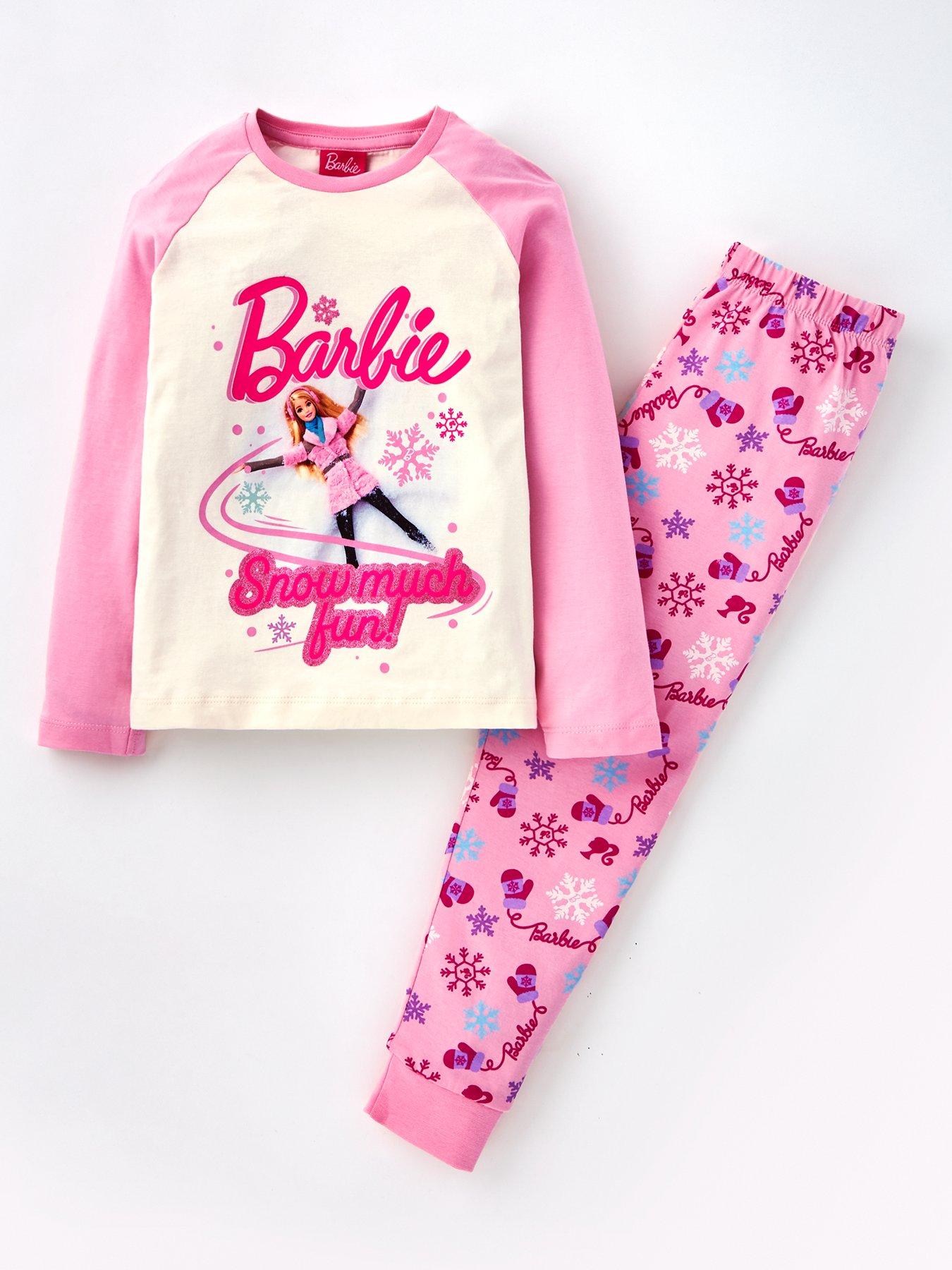 Girls barbie pjs clearance