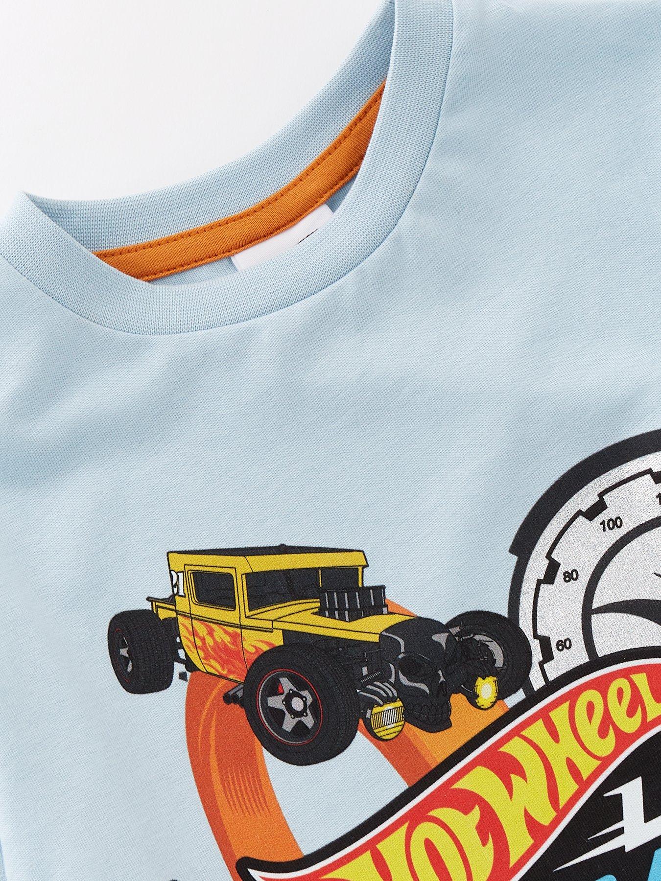 Image 3 of 4 of Hot Wheels Let's Race Long Sleeve T-Shirt - Blue