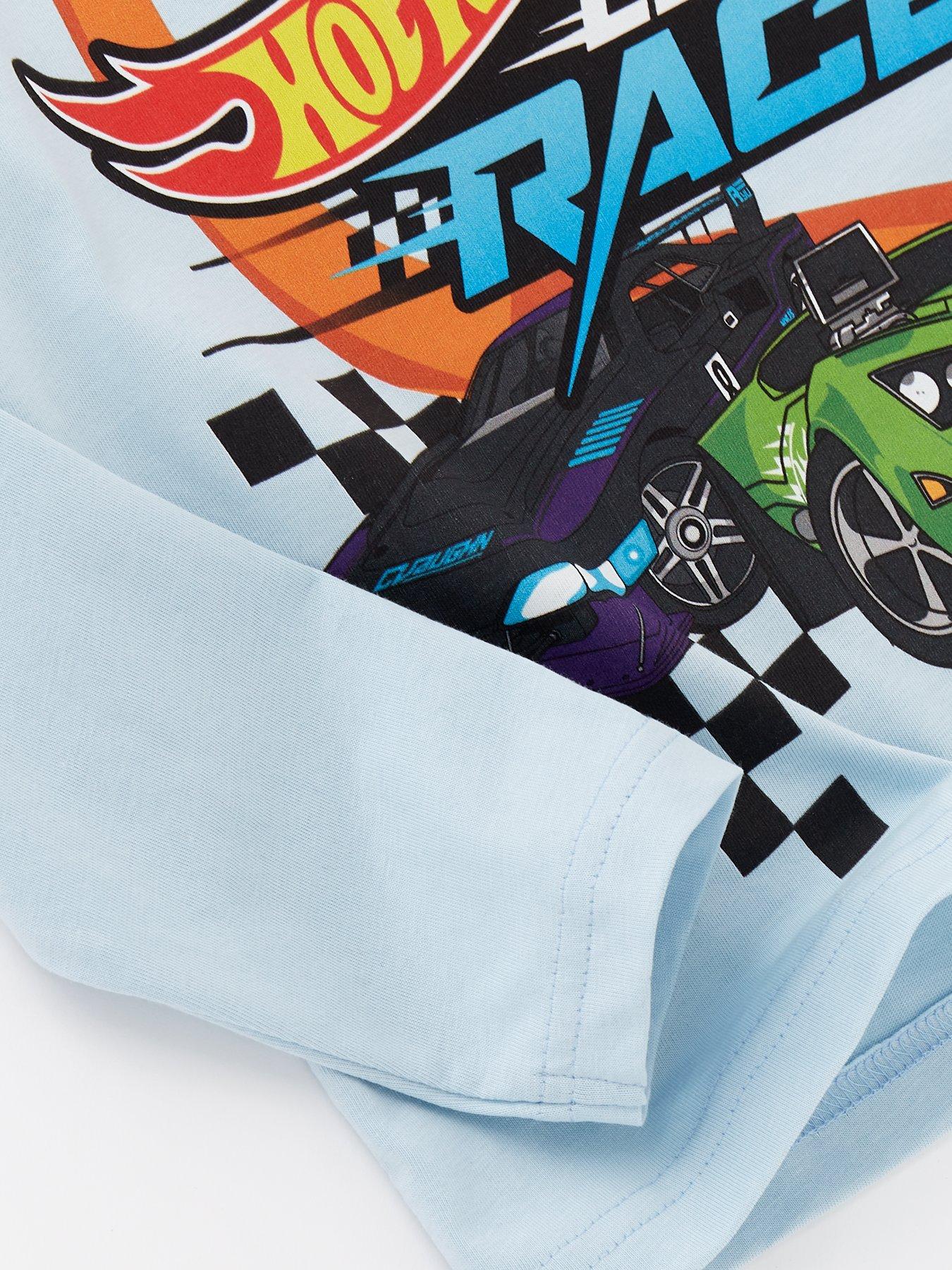 Image 4 of 4 of Hot Wheels Let's Race Long Sleeve T-Shirt - Blue