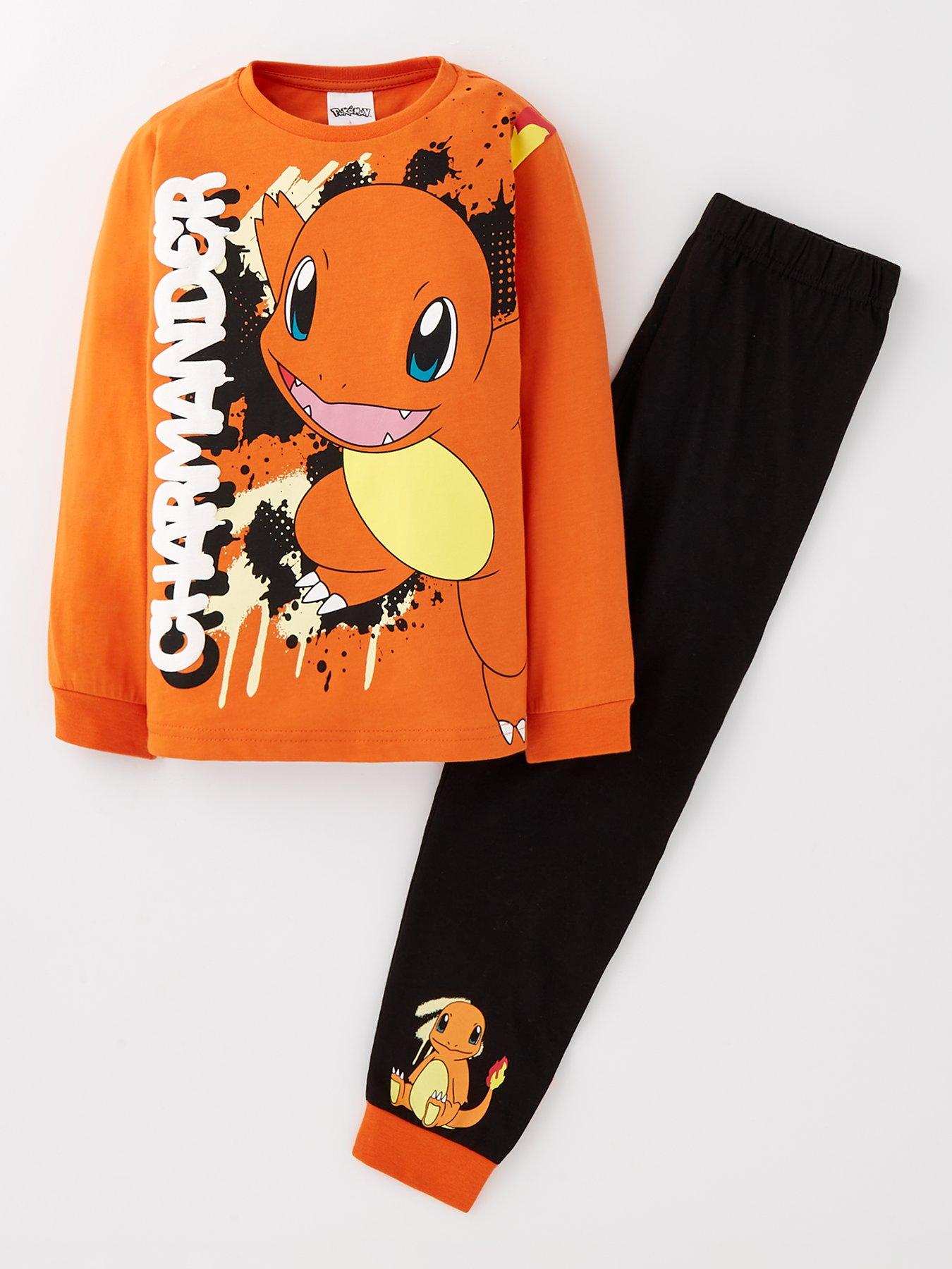 Charmander Long Sleeve Pyjamas Orange