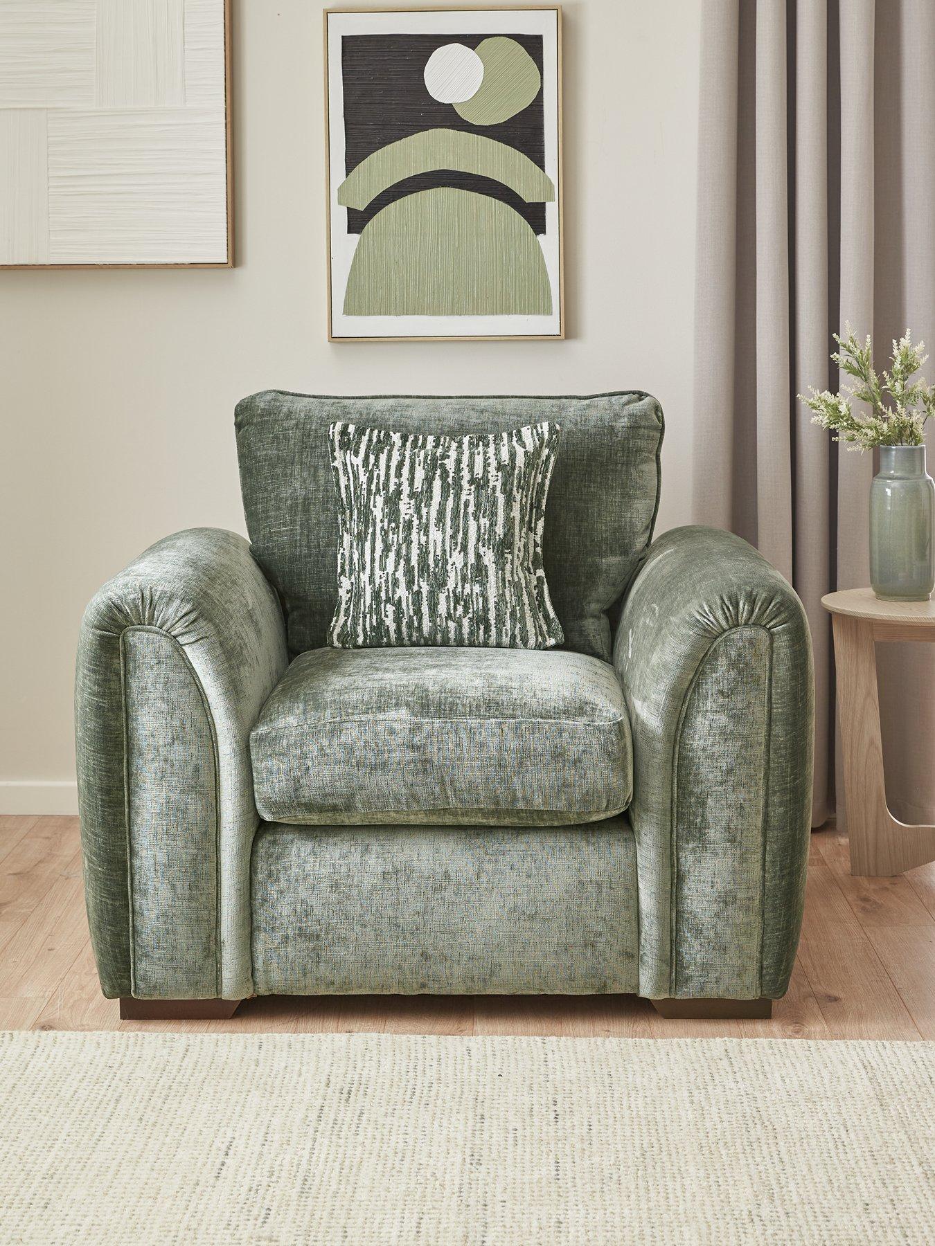 Product photograph of Very Home Layla Armchair from very.co.uk