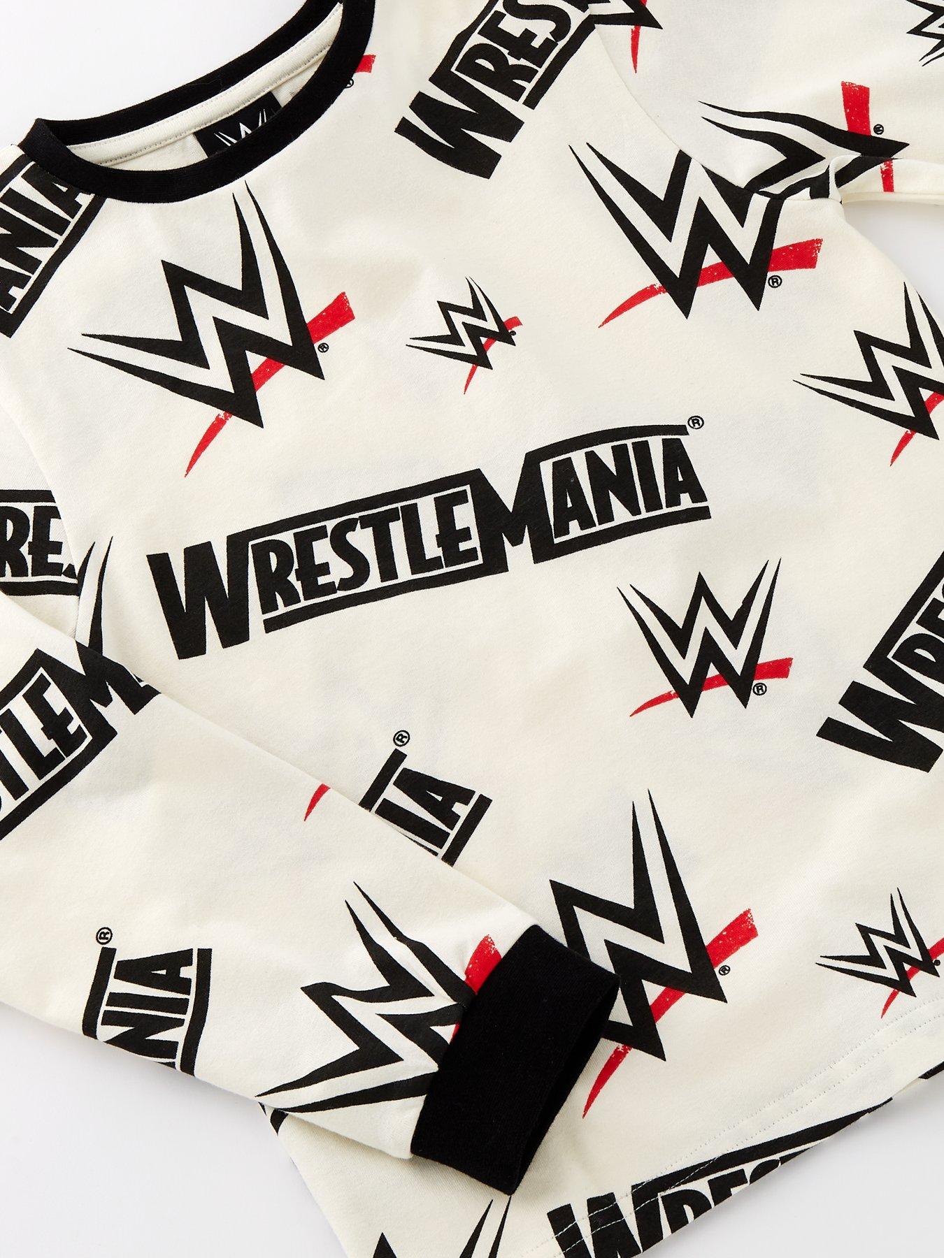 Image 3 of 4 of WWE All Over Print Long Sleeve Pyjamas