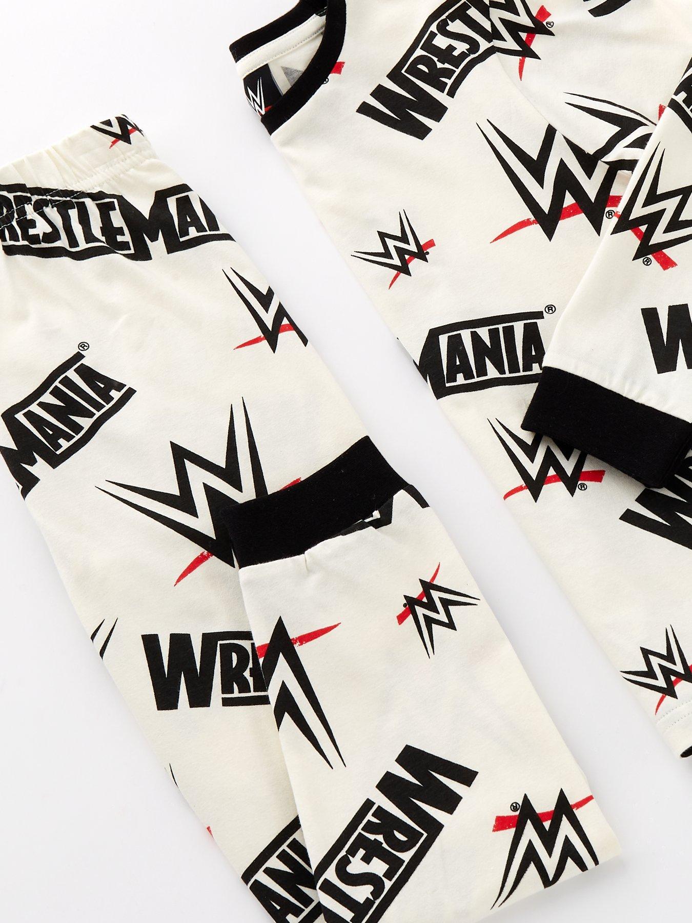 Image 4 of 4 of WWE All Over Print Long Sleeve Pyjamas