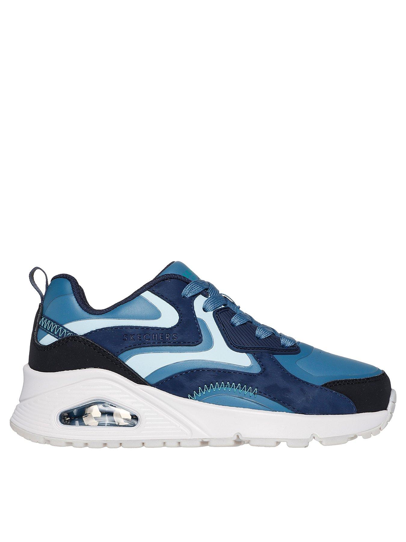 Skechers lace up azul online