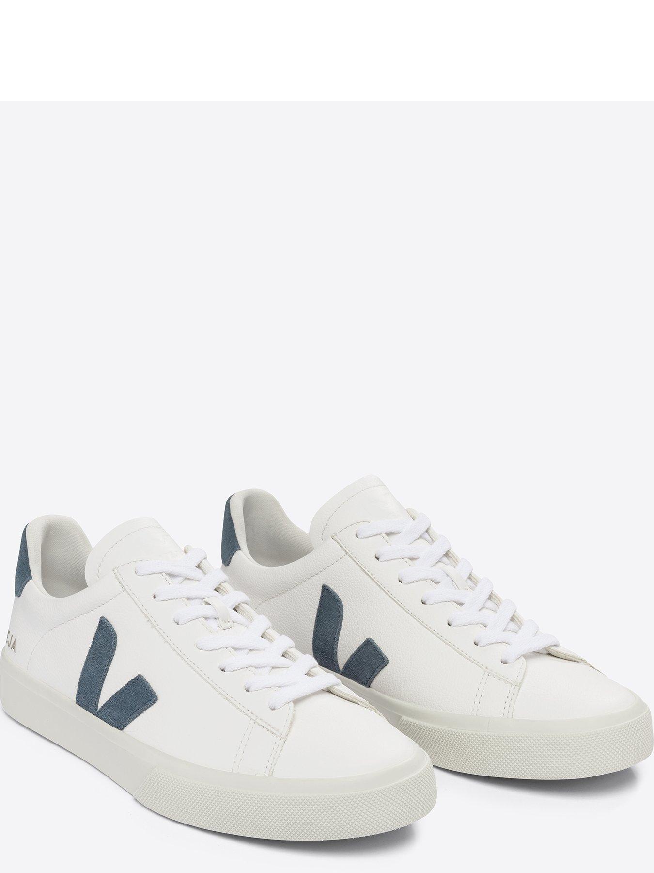 Veja Men's Campo Trainers - White/Blue | Very.co.uk