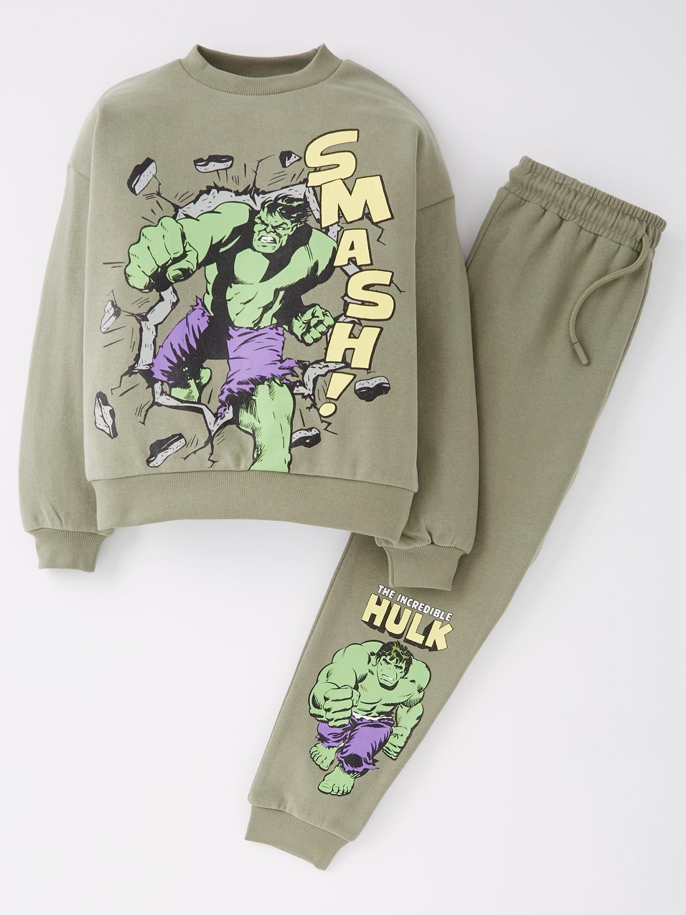 undefined Hulk 2 Piece Sweat And Jogger Set