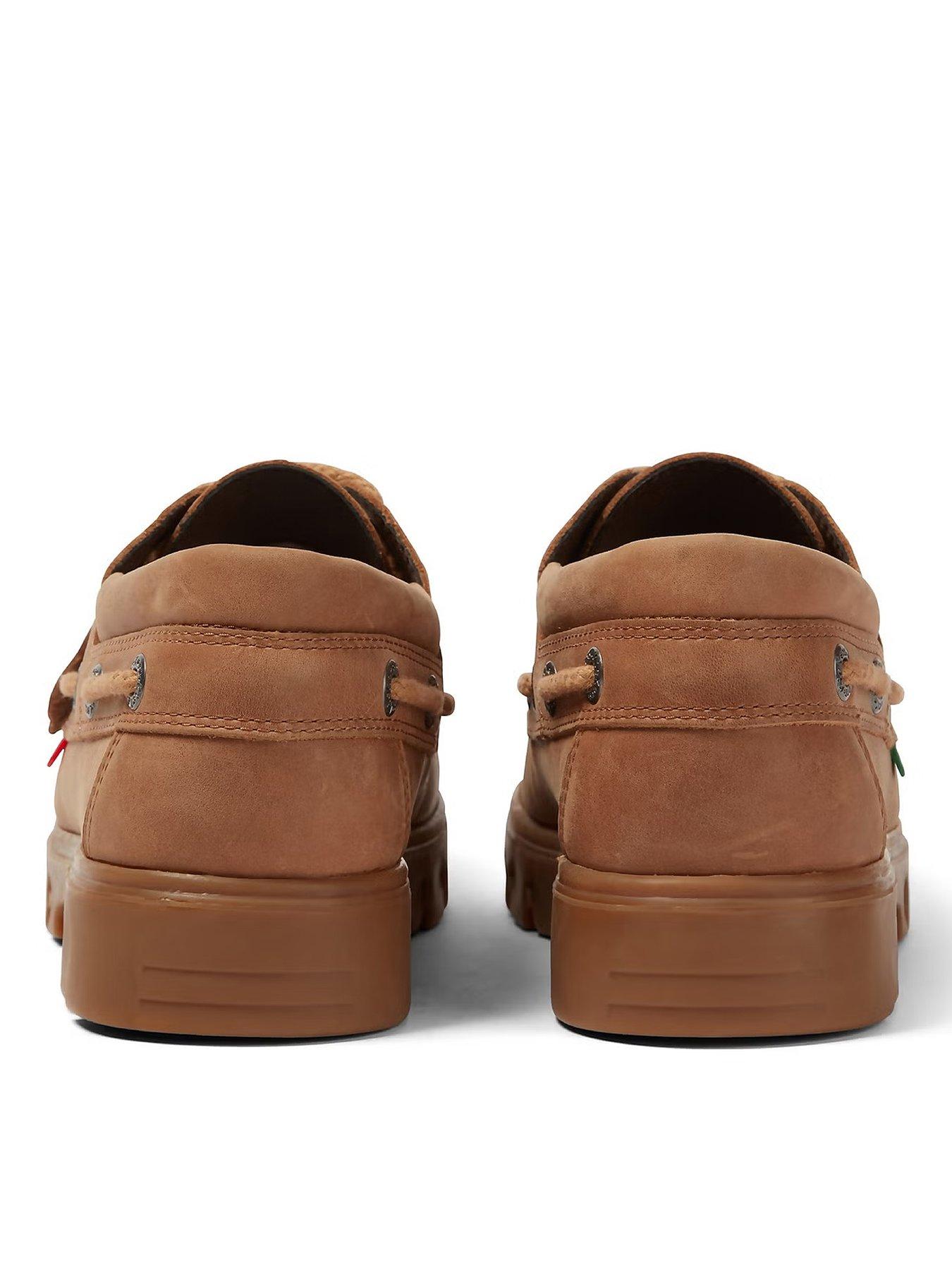 Image 2 of 5 of Kickers Lennon Boat Shoes - Tan
