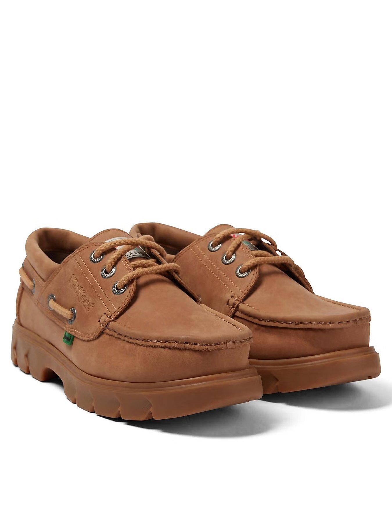 Image 3 of 5 of Kickers Lennon Boat Shoes - Tan