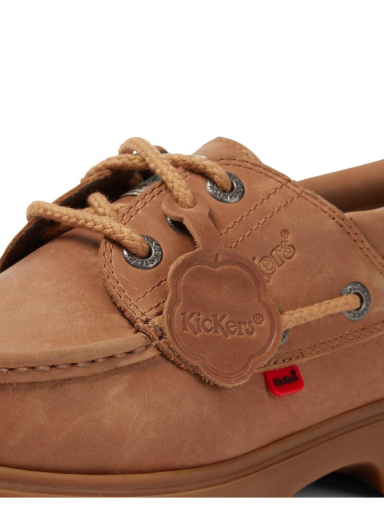 Image 5 of 5 of Kickers Lennon Boat Shoes - Tan