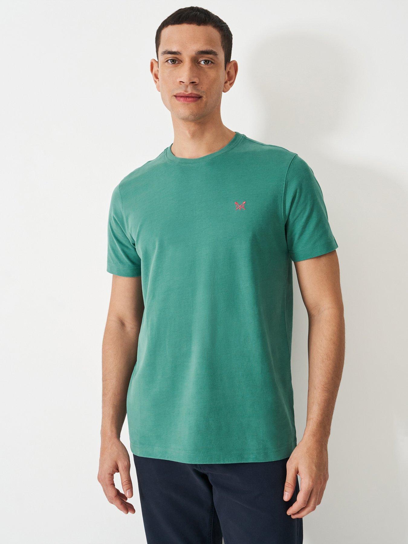 Crew Clothing Crew Classic Cotton Jersey T-shirt - Blue | Very.co.uk