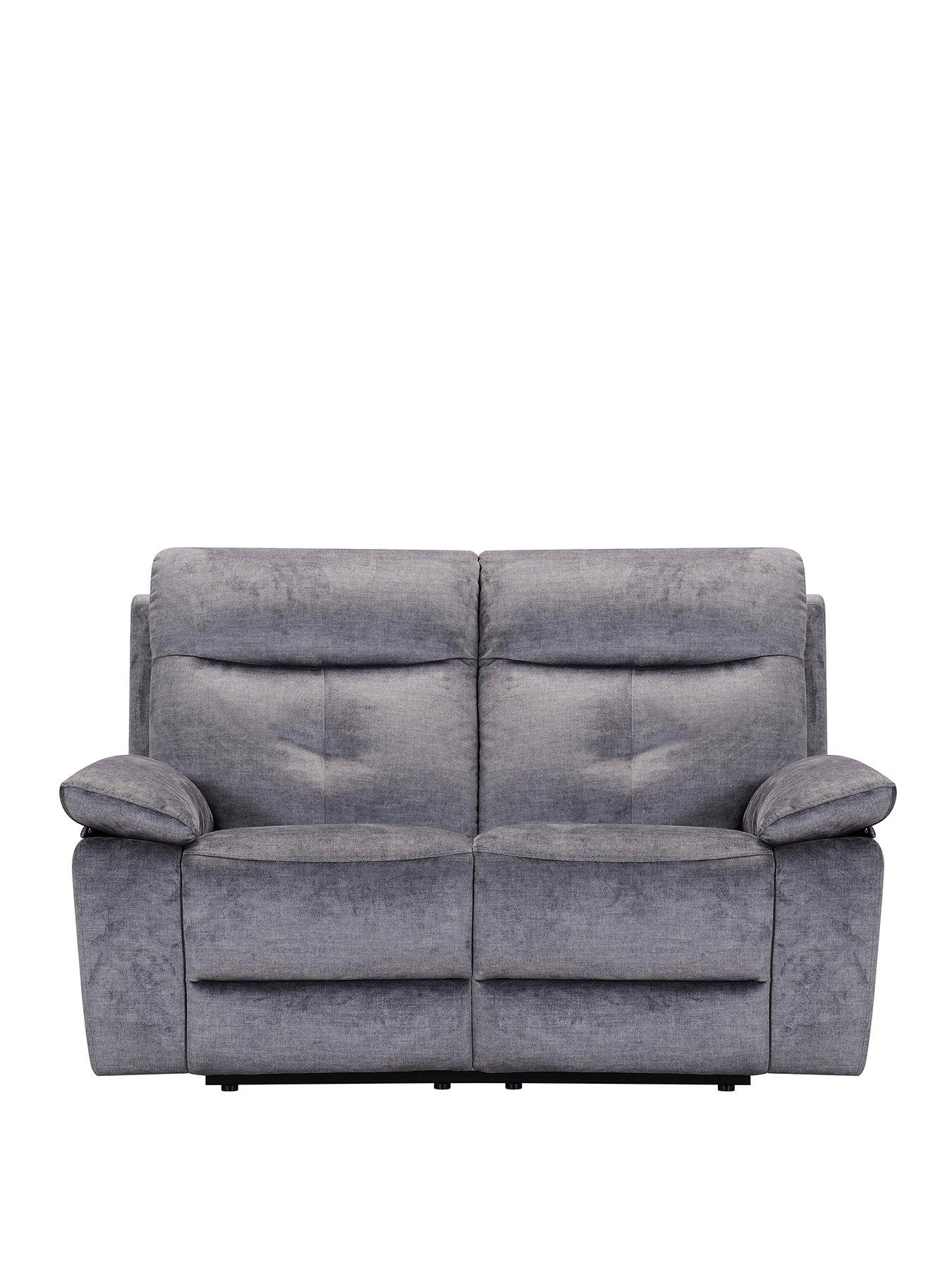 Product photograph of Very Home Ivana 2 Seater Fabric Power Recliner from very.co.uk