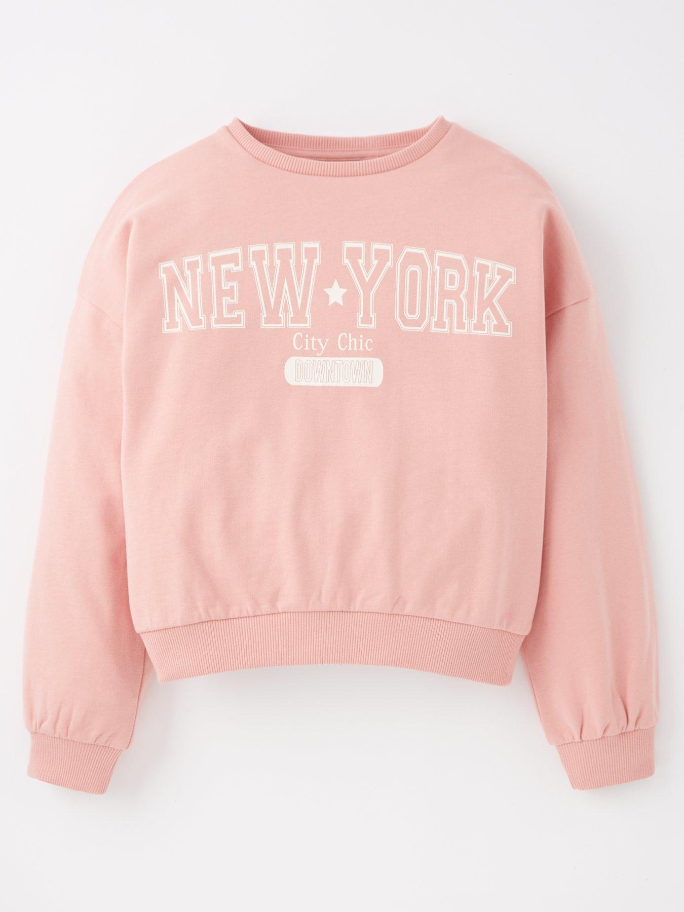 Pink sweatshirts sale best sale