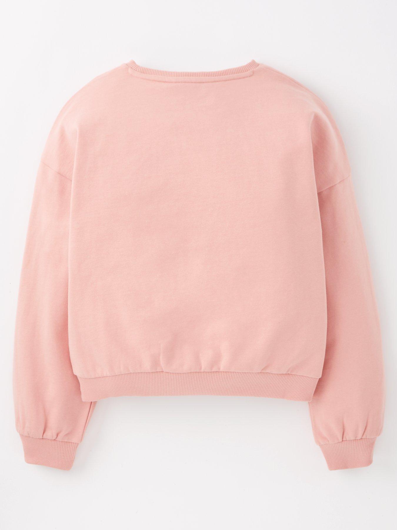 Plain pink sweater best sale