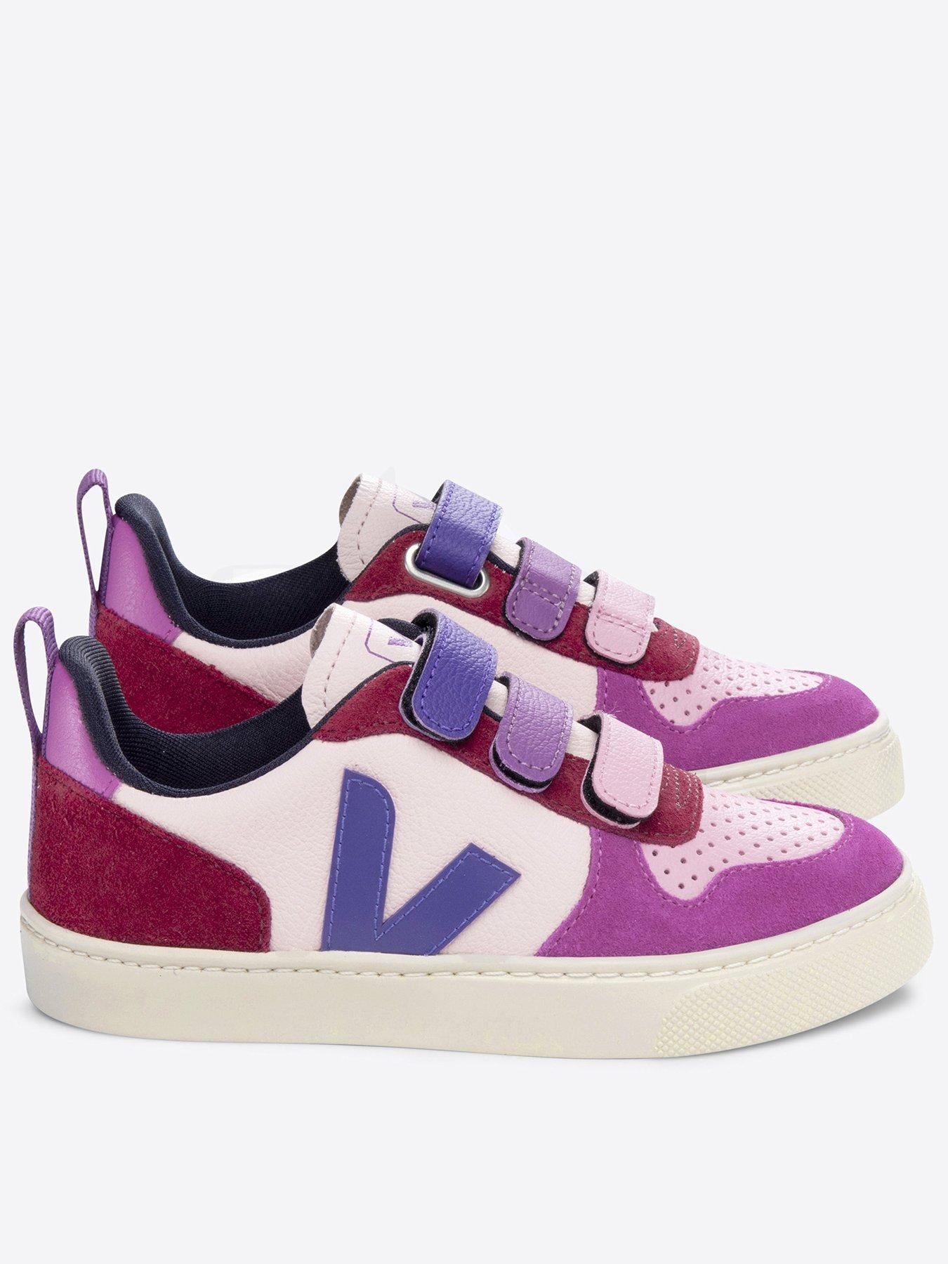 Veja Kid's V-10 Trainers - Pink/Multi, Pink, Size 7.5 Younger