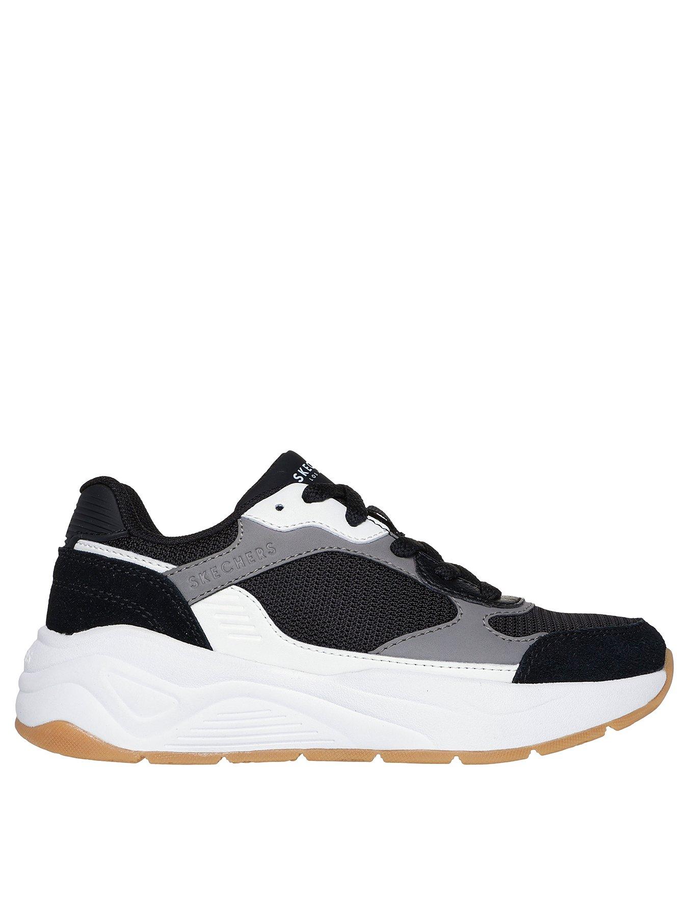 undefined Boys Nova Jogger Lace Up Trainer - Black