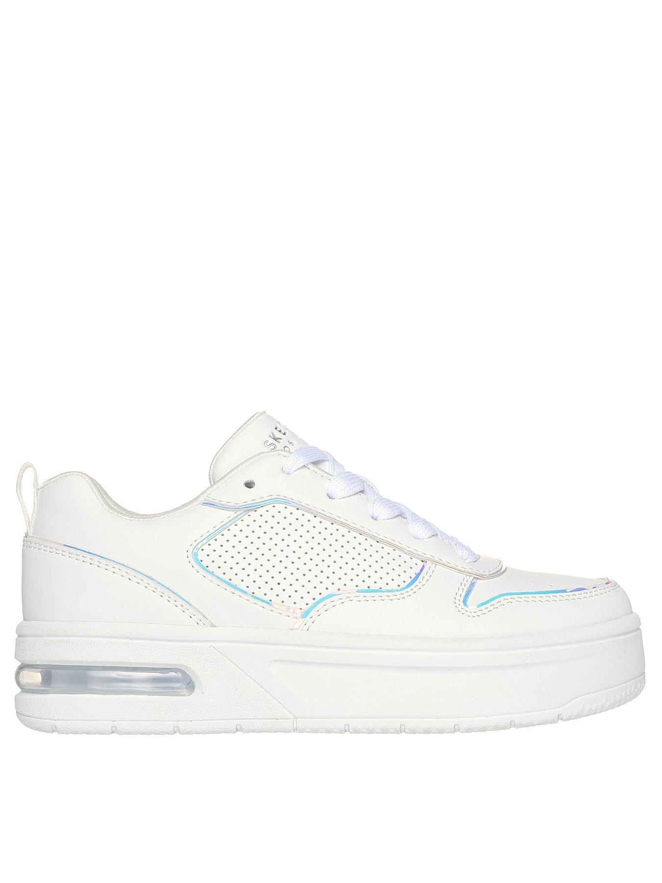 undefined Girls Court Hi-Air Lace Up Platform Trainer