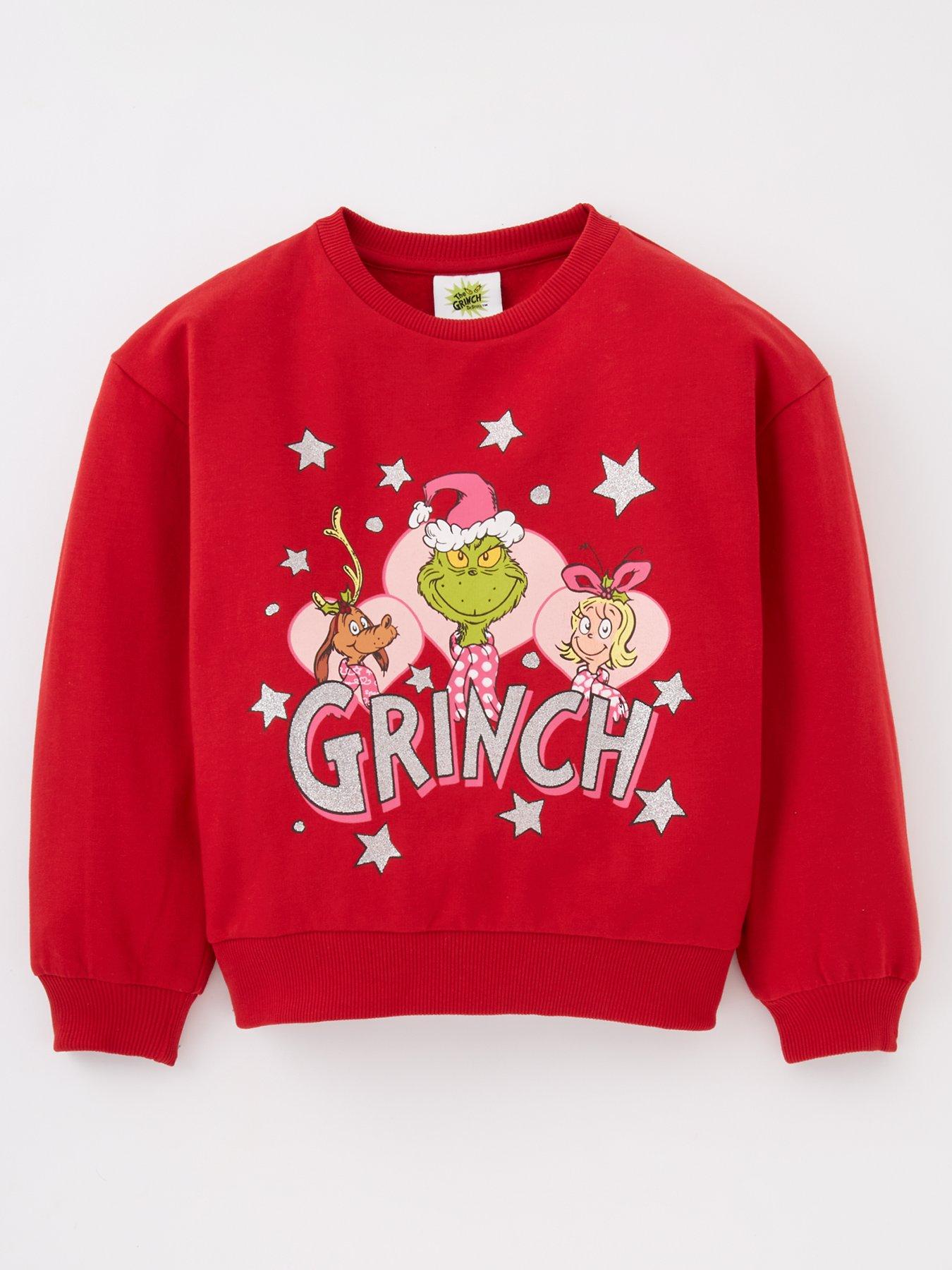 I heart christmas sweater grinch hot sale