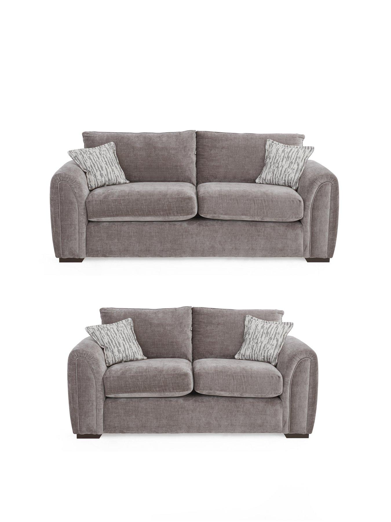undefined Layla Fabric 3 + 2 Seater Sofa Set (Buy  &  SAVE!)