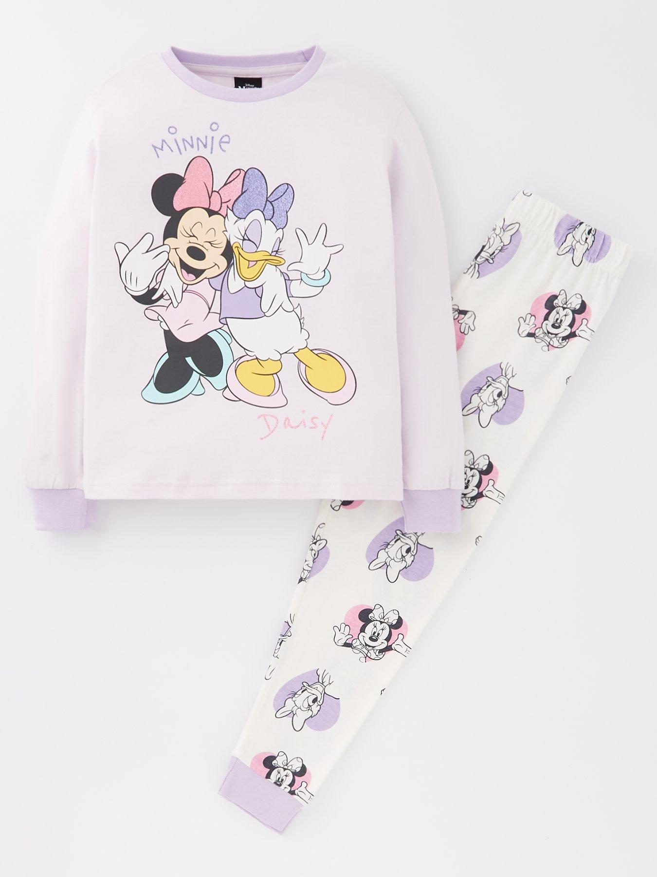 undefined Minnie Mouse And Daisy Duck Long Sleeve Pyjamas