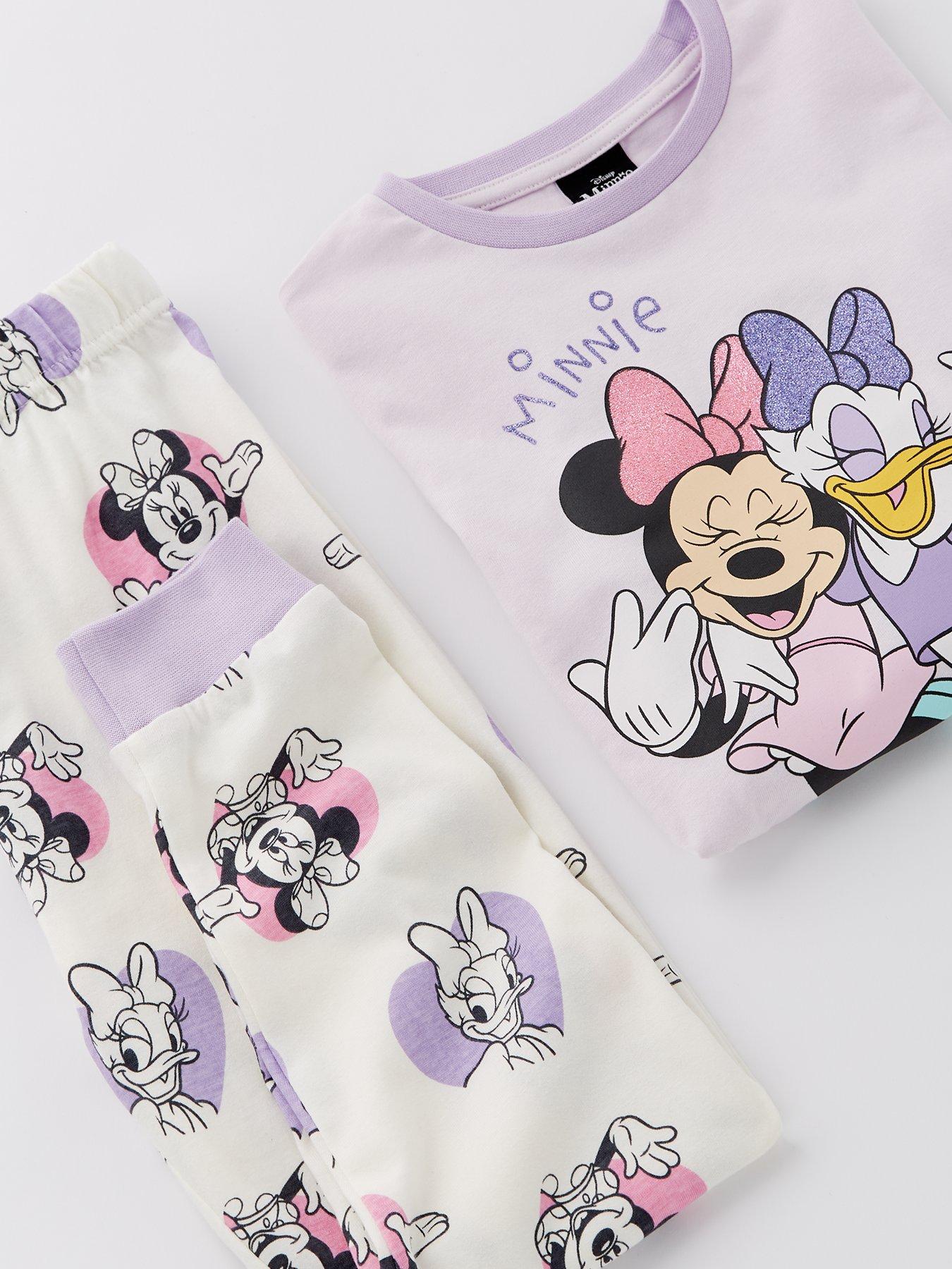 Image 4 of 4 of Disney Minnie Mouse And Daisy Duck Long Sleeve Pyjamas