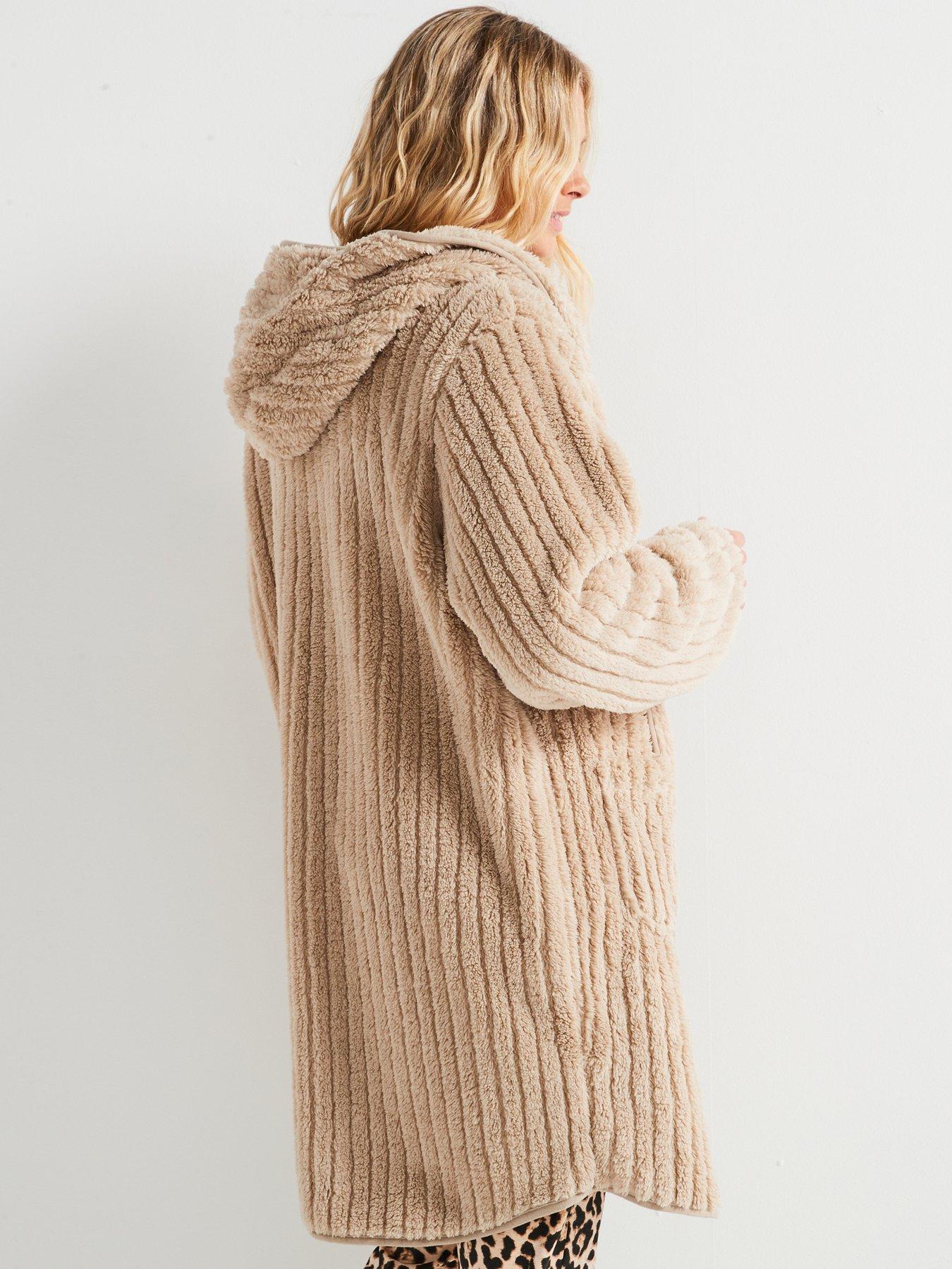 Cardigan with hood and pockets shop