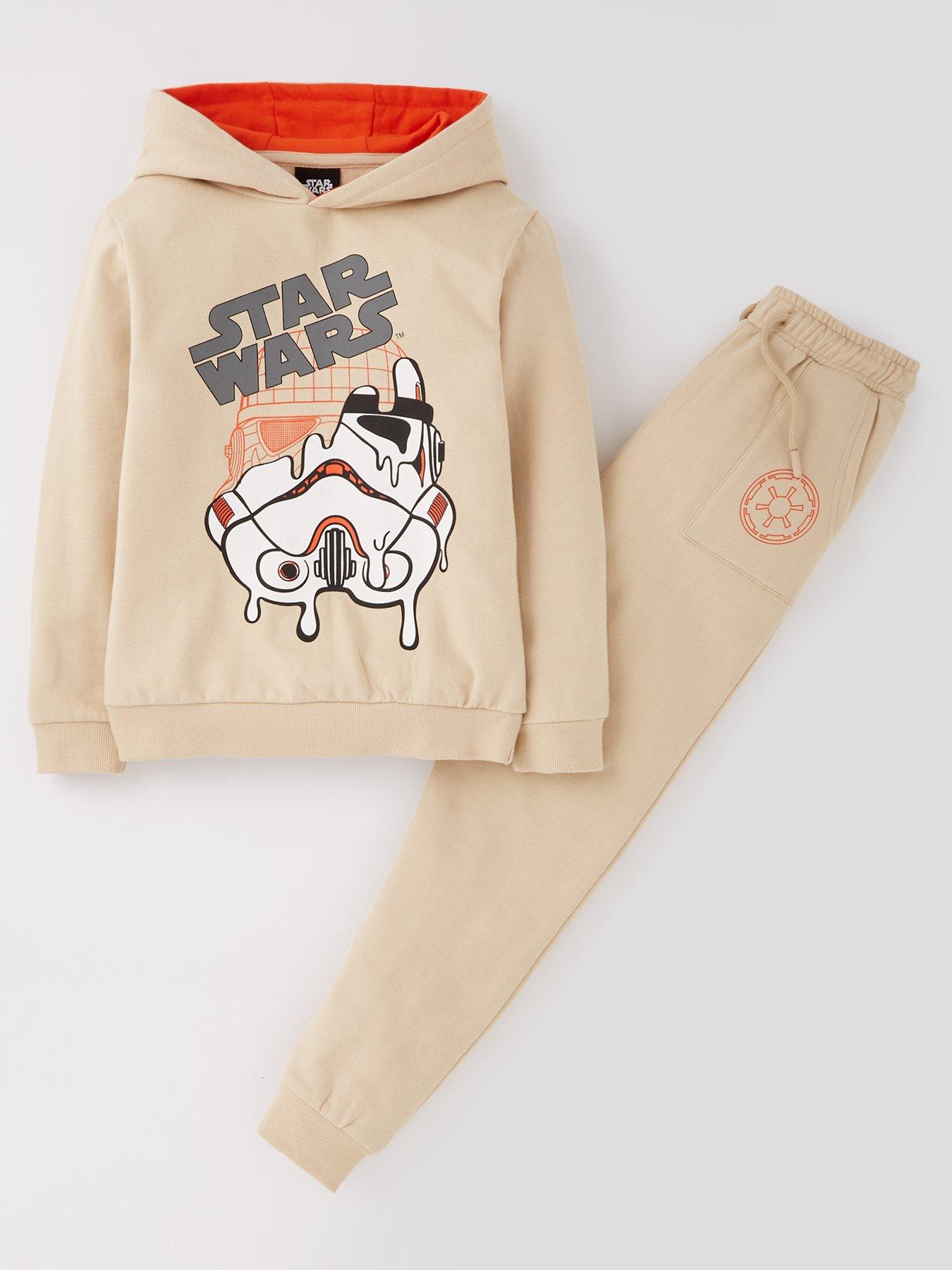 undefined 2 Piece Stormtrooper Hoodie And Jogger Set - Brown