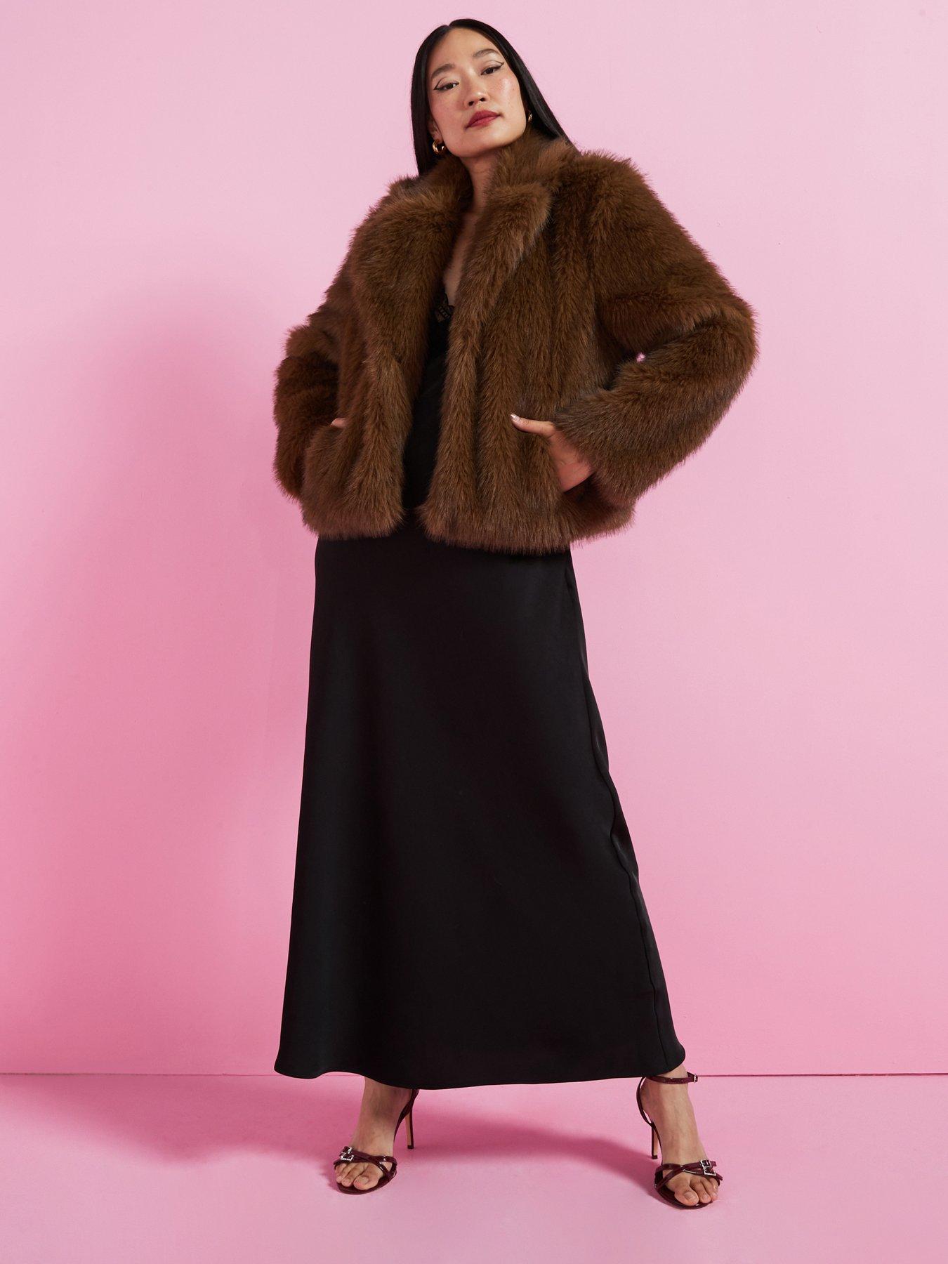 Coats Jackets V by Very faux fur jackets Women Very