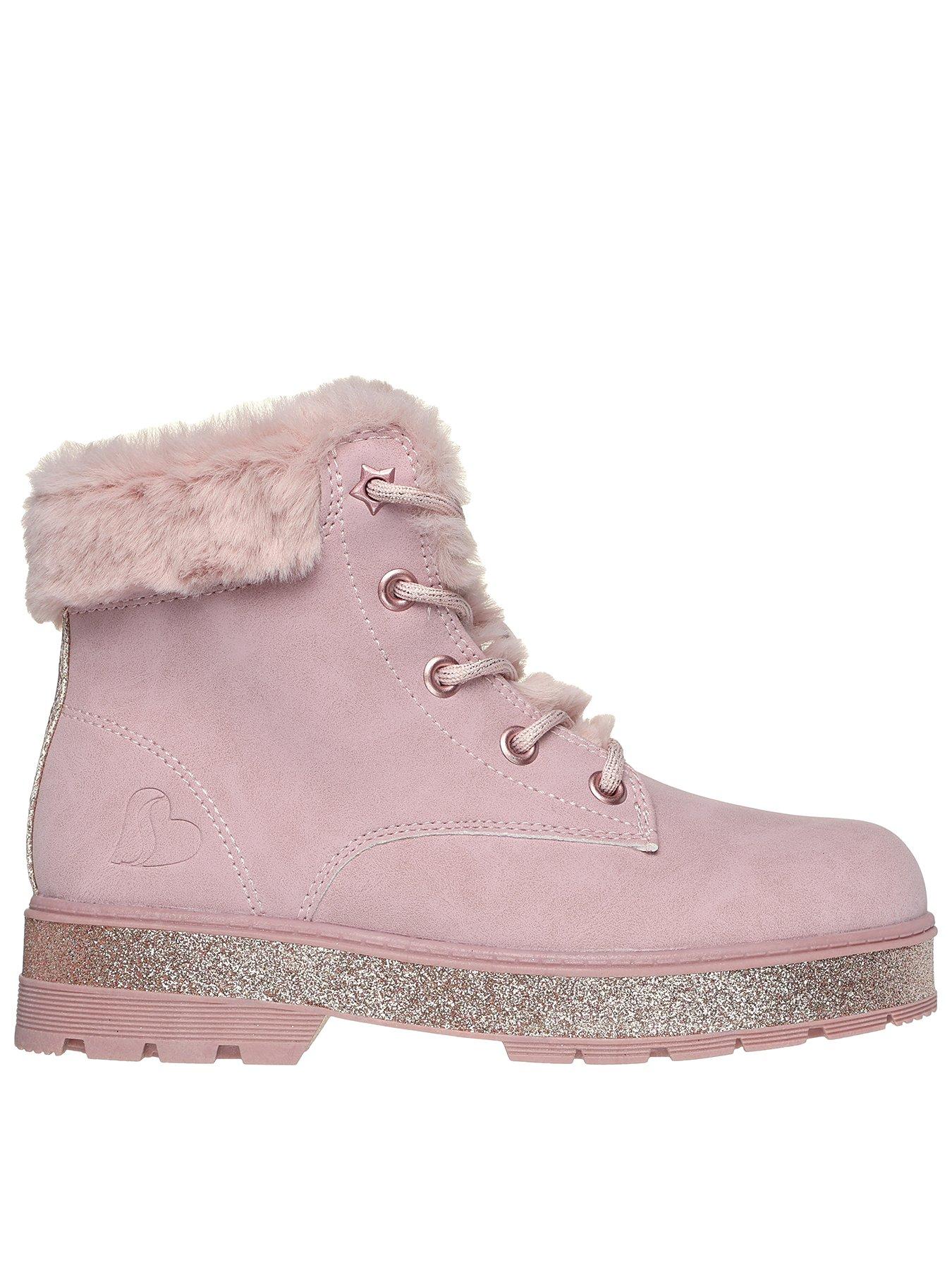 Skechers boots rosas on sale