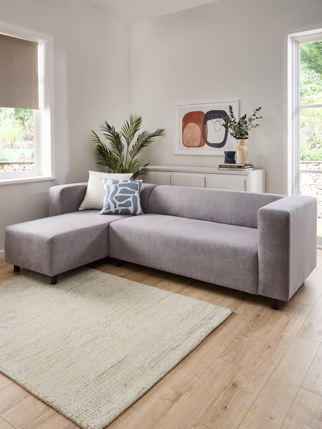 The Very Collection Clarke Left Hand Fabric Corner Chaise