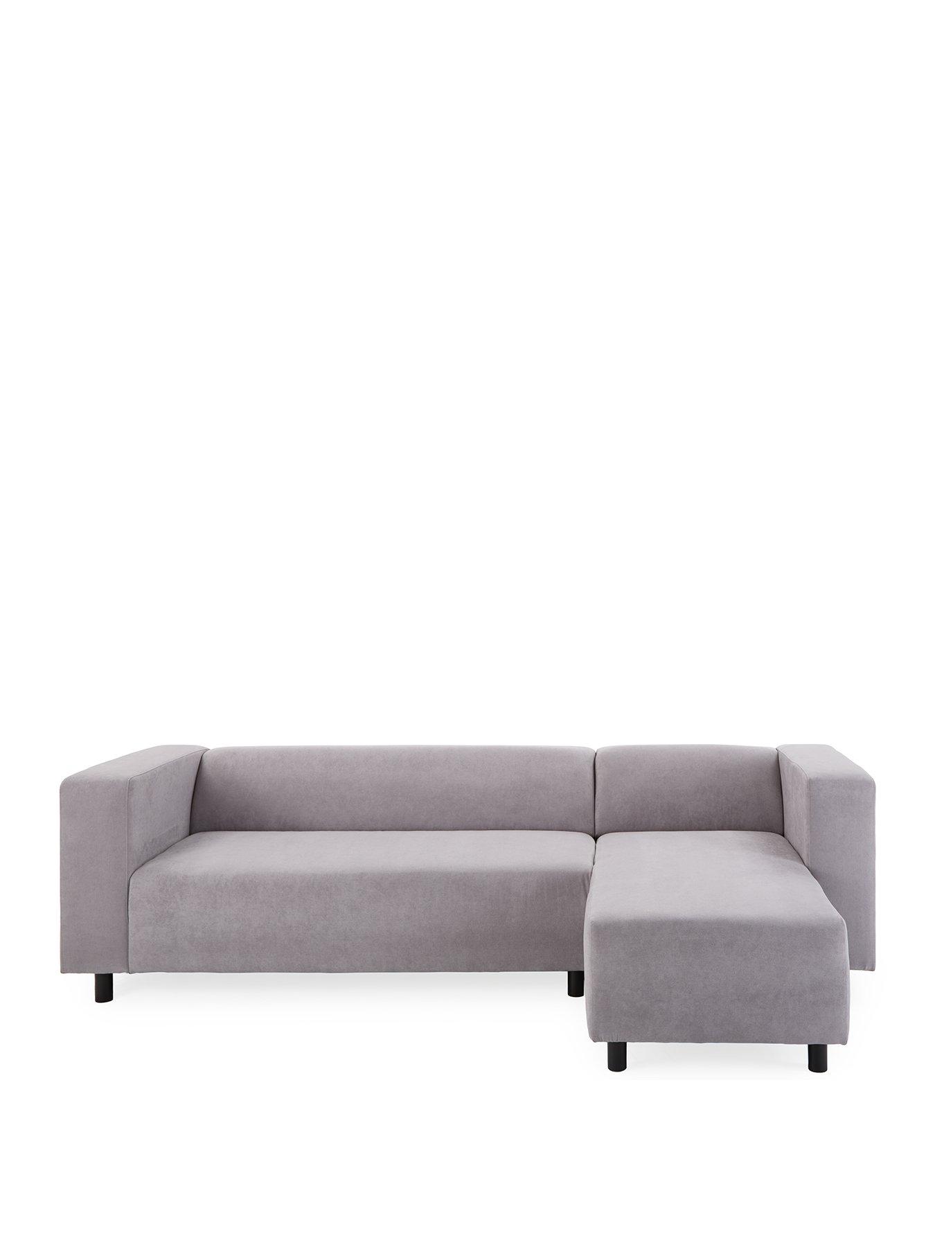 Image 2 of 7 of Very Home Clarke Right Hand Fabric Corner Chaise