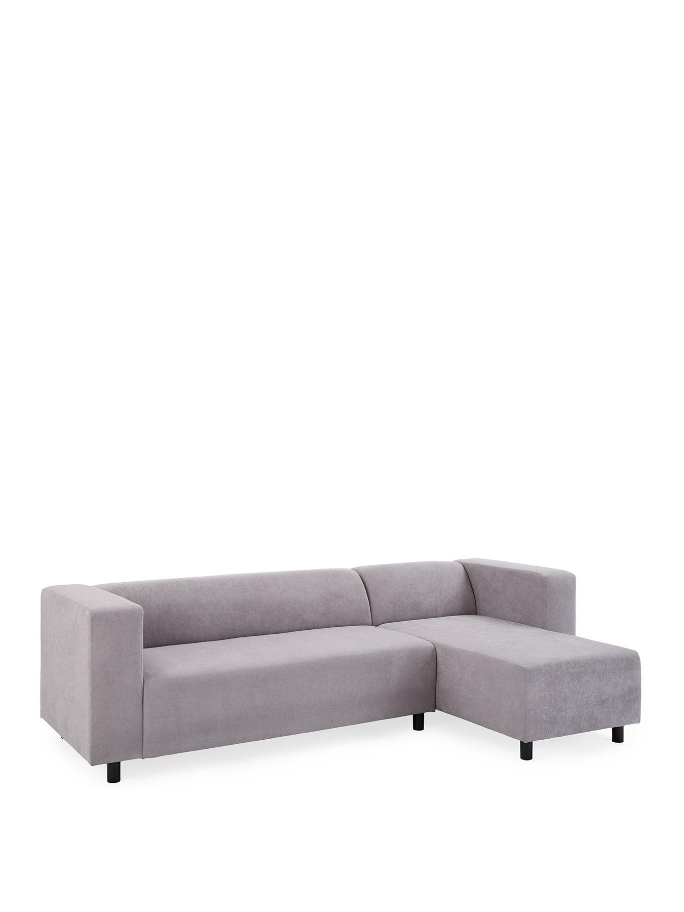 Image 3 of 7 of Very Home Clarke Right Hand Fabric Corner Chaise