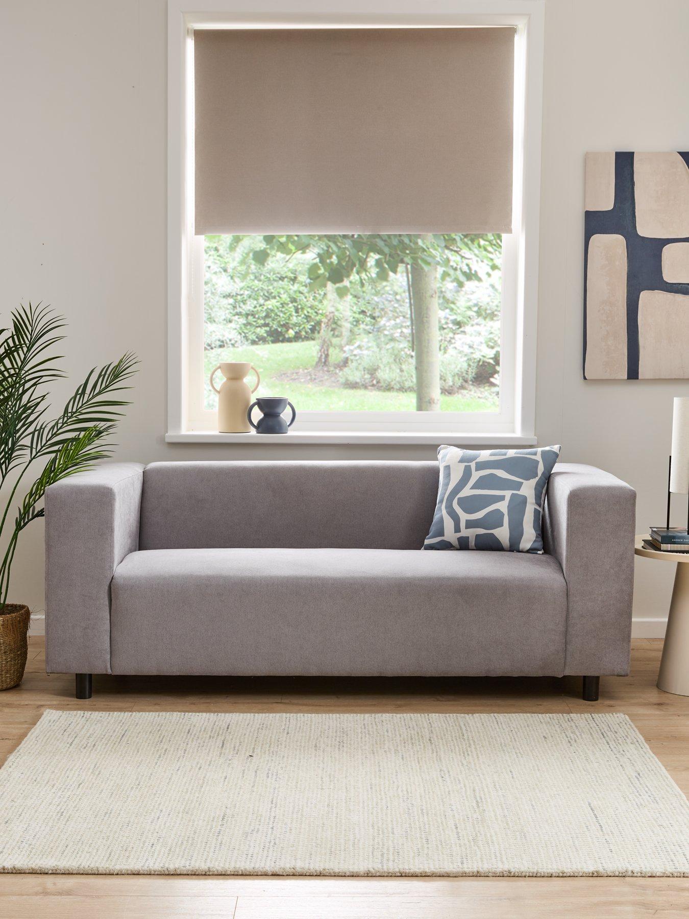 undefined Clarke 3 Seater Fabric Sofa