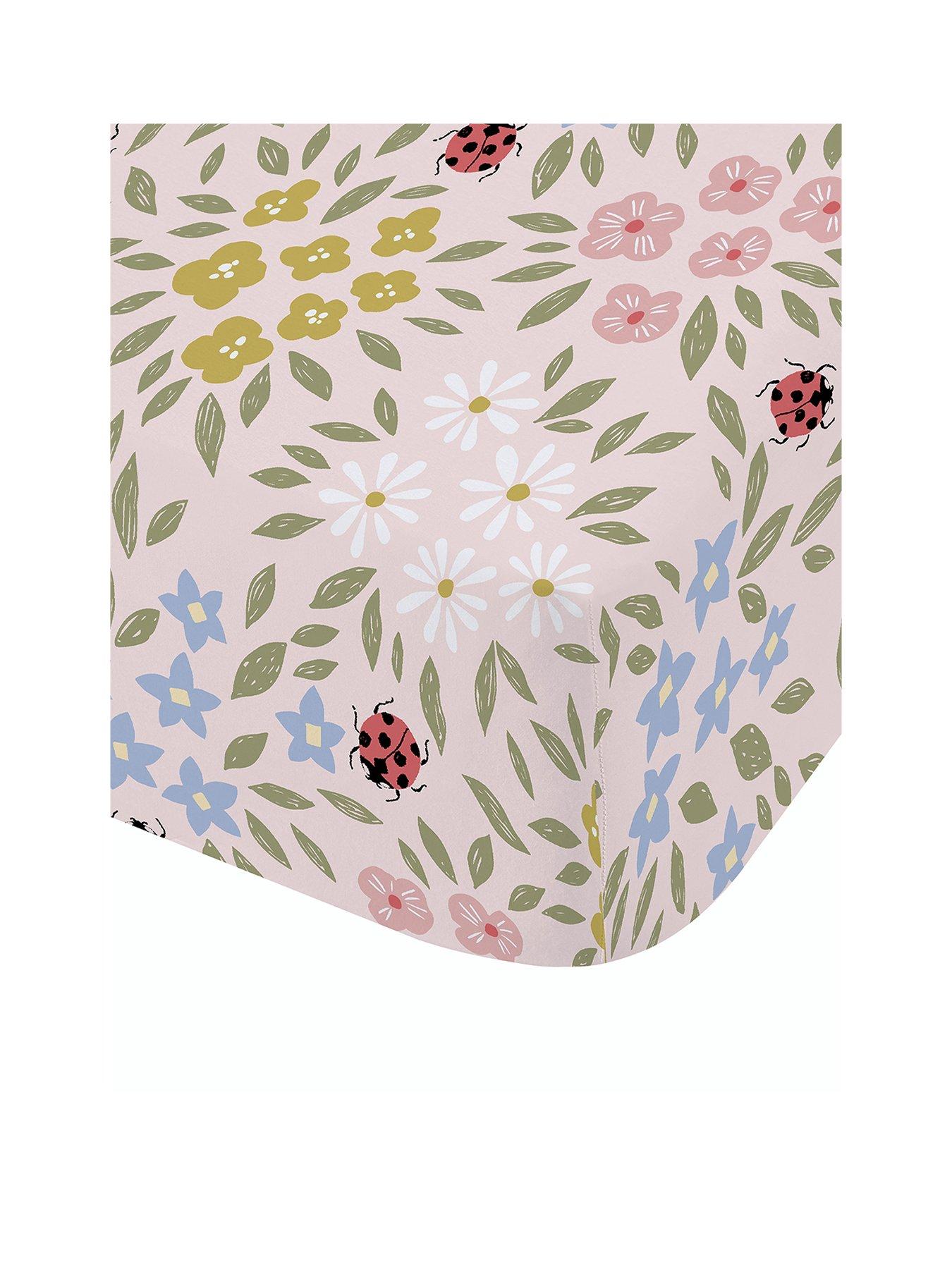 Image 2 of 3 of RHS Garden Animals Fitted Sheet - Multi