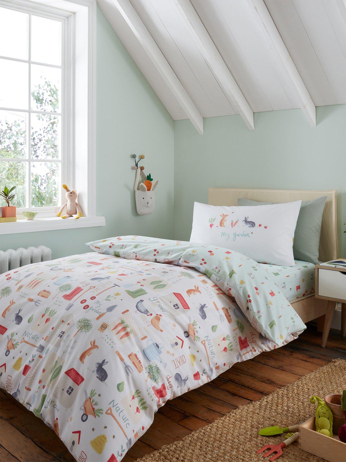 Product photograph of Rhs My Allotment Duvet Cover Set from very.co.uk
