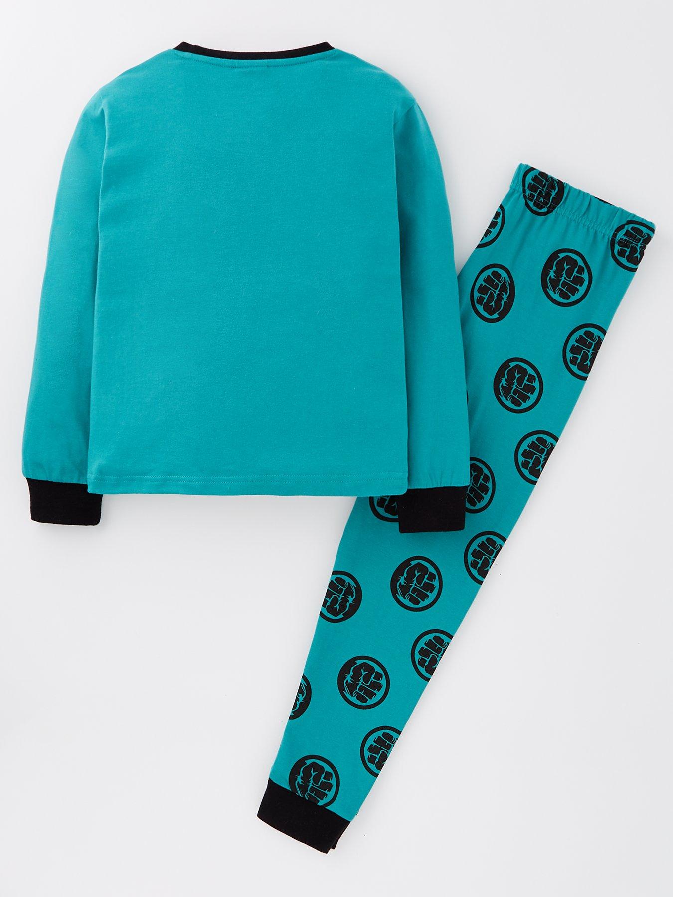 Marvel Hulk Long Sleeve Pyjamas Green Very