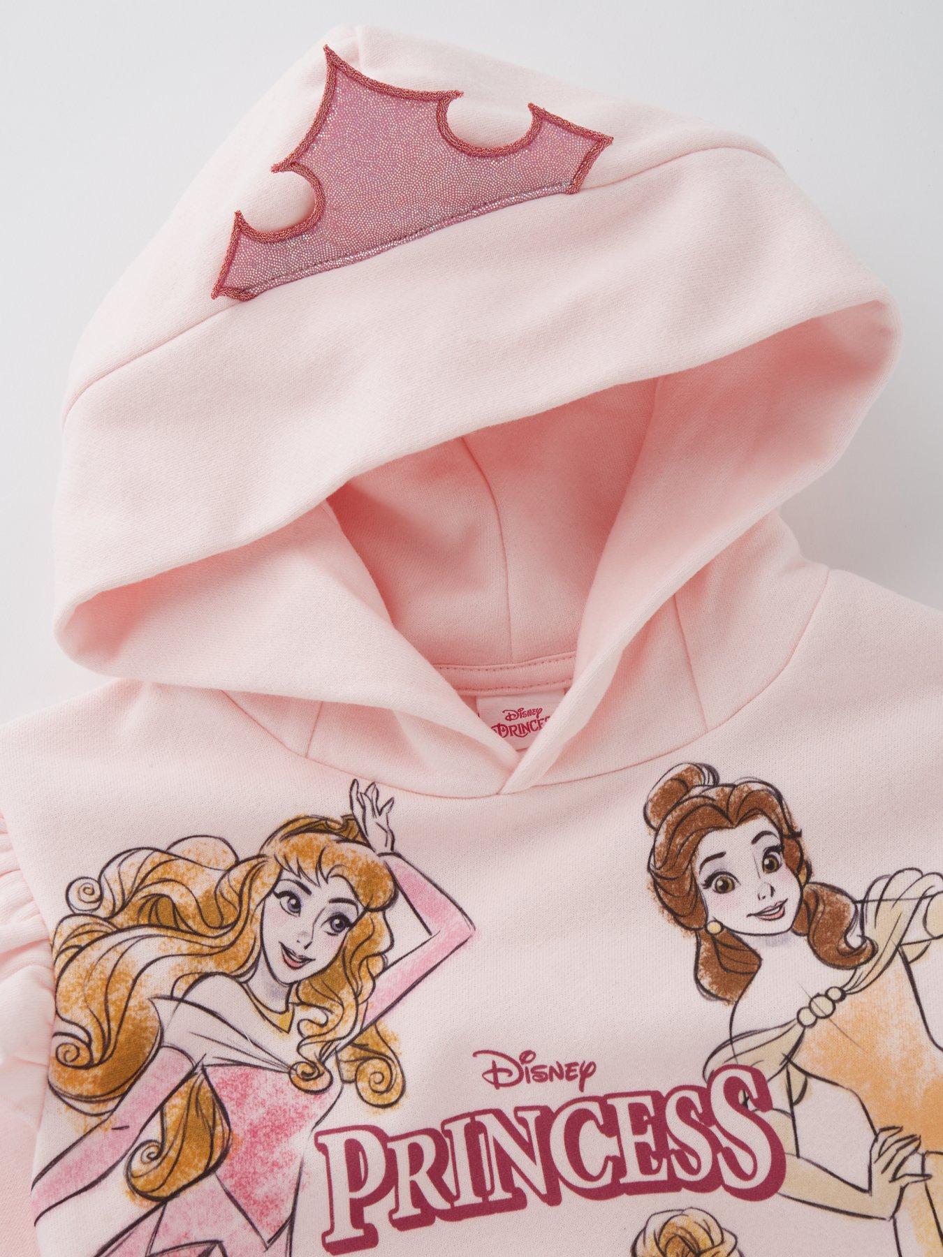 Disney Princess Hood Detail Disney Princess Hoodie Pink Very
