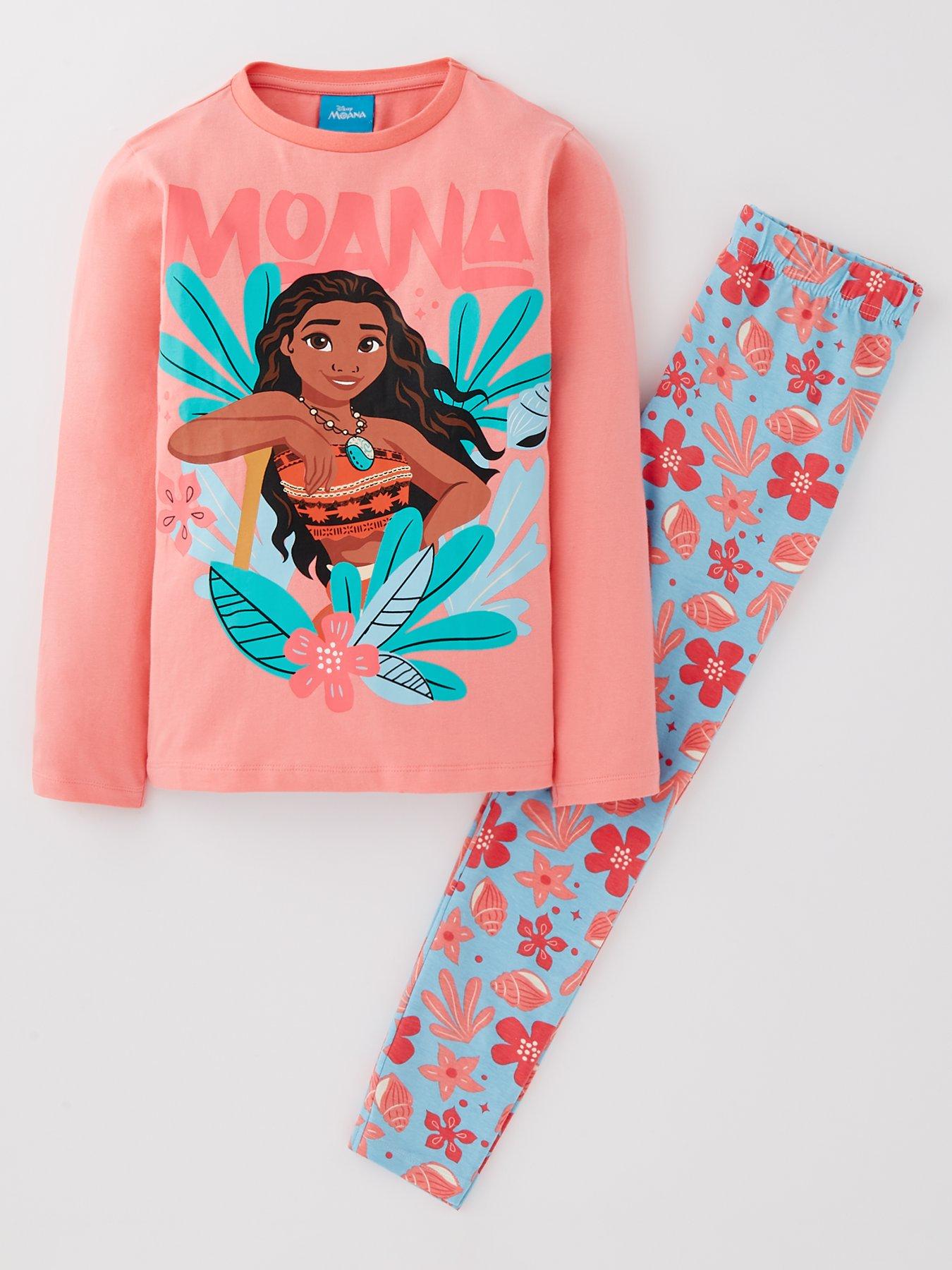 undefined Moana Long Sleeve Pyjamas - Pink