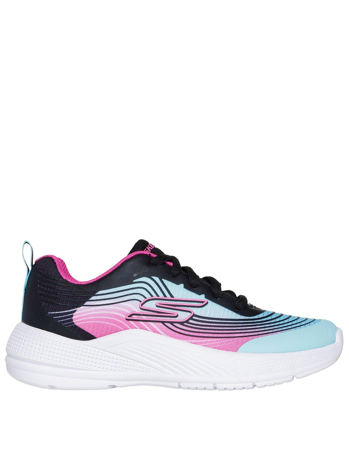 undefined Girls Microspec Advance Ombre 3D Print Trainer - Blue