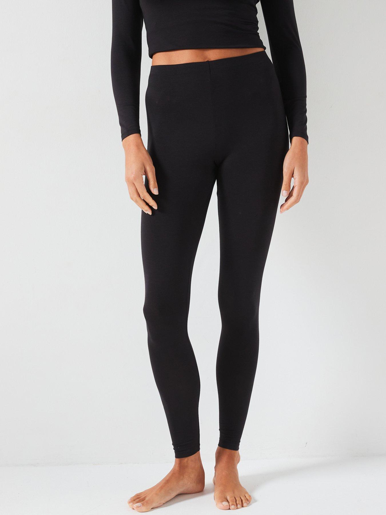 Image 2 of 4 of Everyday 2pk Light Weight Thermal Leggings - Black