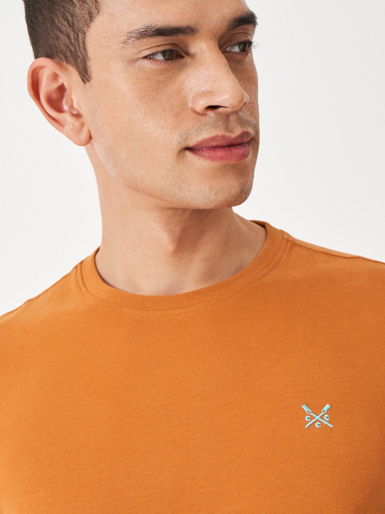 Crew Clothing Crew Classic Cotton Jersey T-shirt - Orange | Very.co.uk