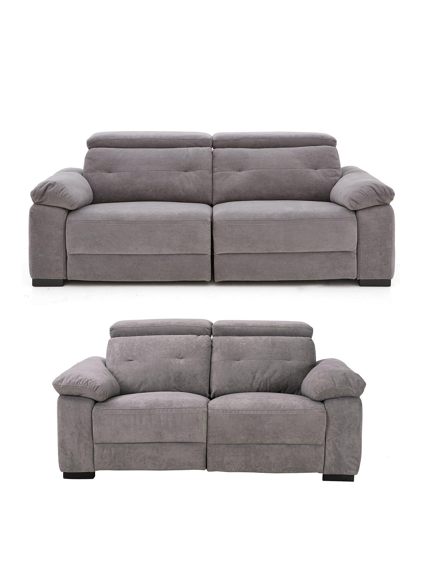 Image 1 of 5 of The Very Collection Bowen 3 + 2 Seater Power Recliner Sofa Set (Buy &amp; SAVE!)