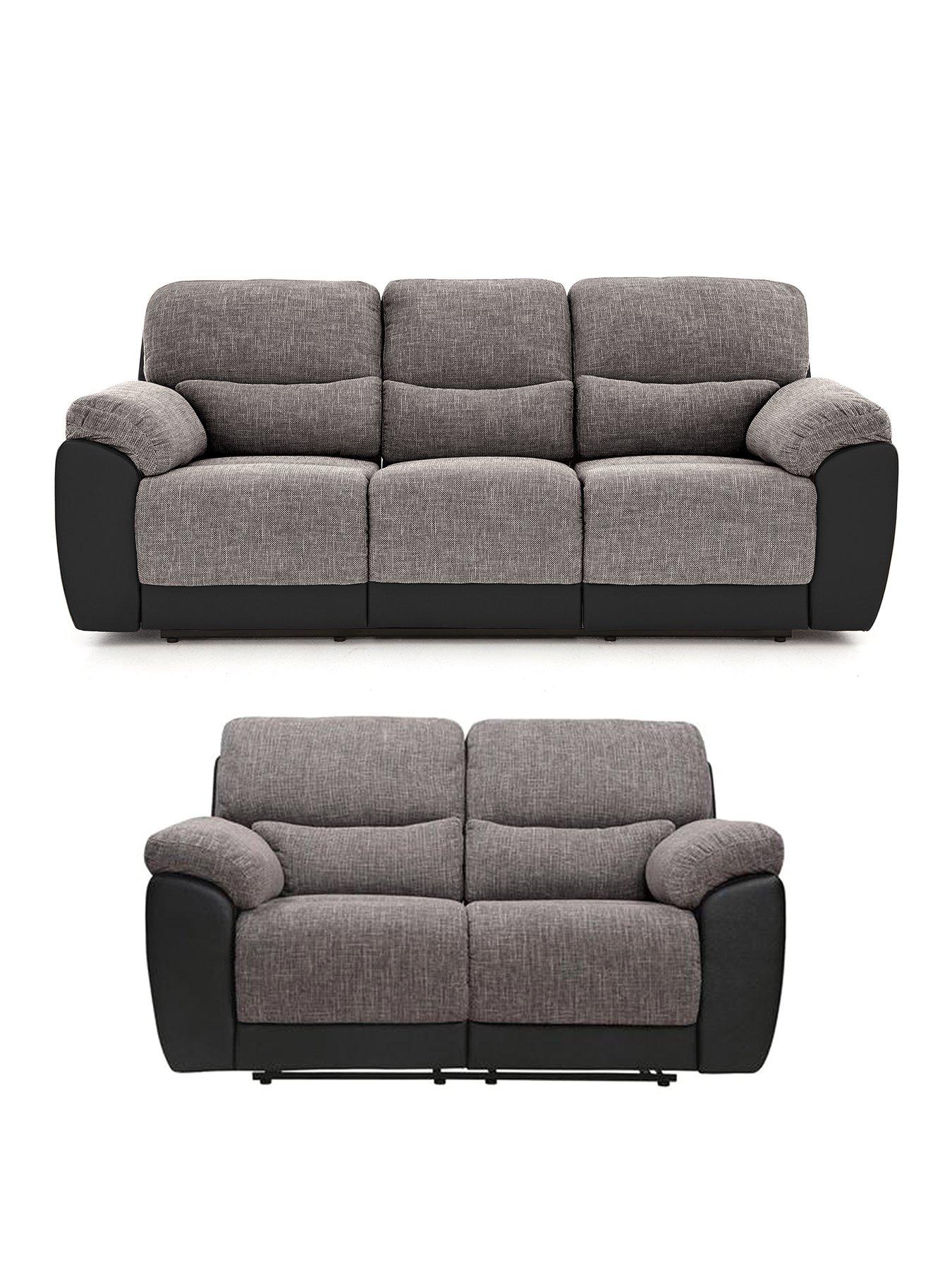 The Very Collection Santori 3 + 2 Seater Fabric Recliner Sofa