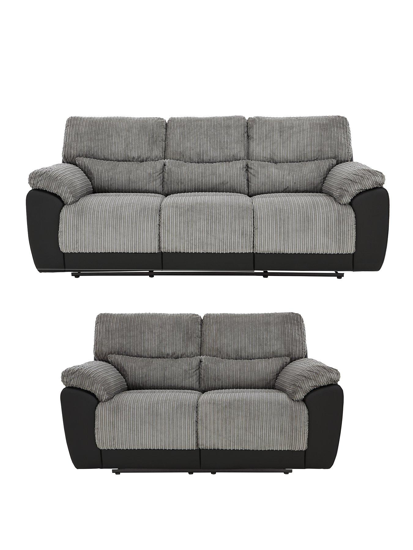 undefined Sienna 3 + 2 Seater Fabric Recliner Sofa
