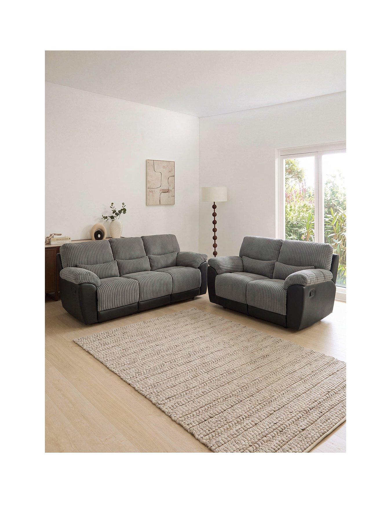 The Very Collection Sienna 3 + 2 Seater Fabric Recliner Sofa - FSC® Certified