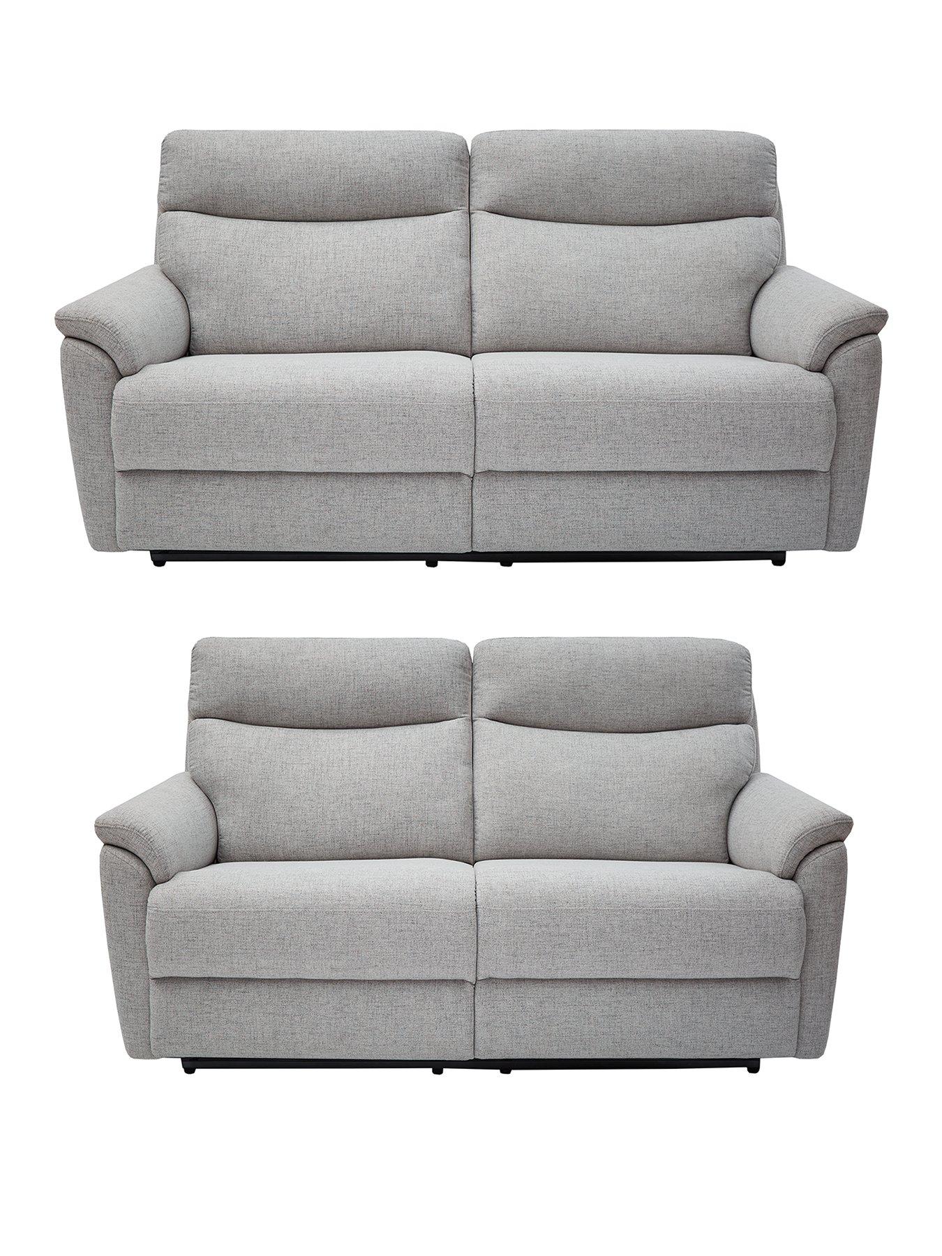 undefined Linea 3 + 2 Seater Fabric Manual Recliner