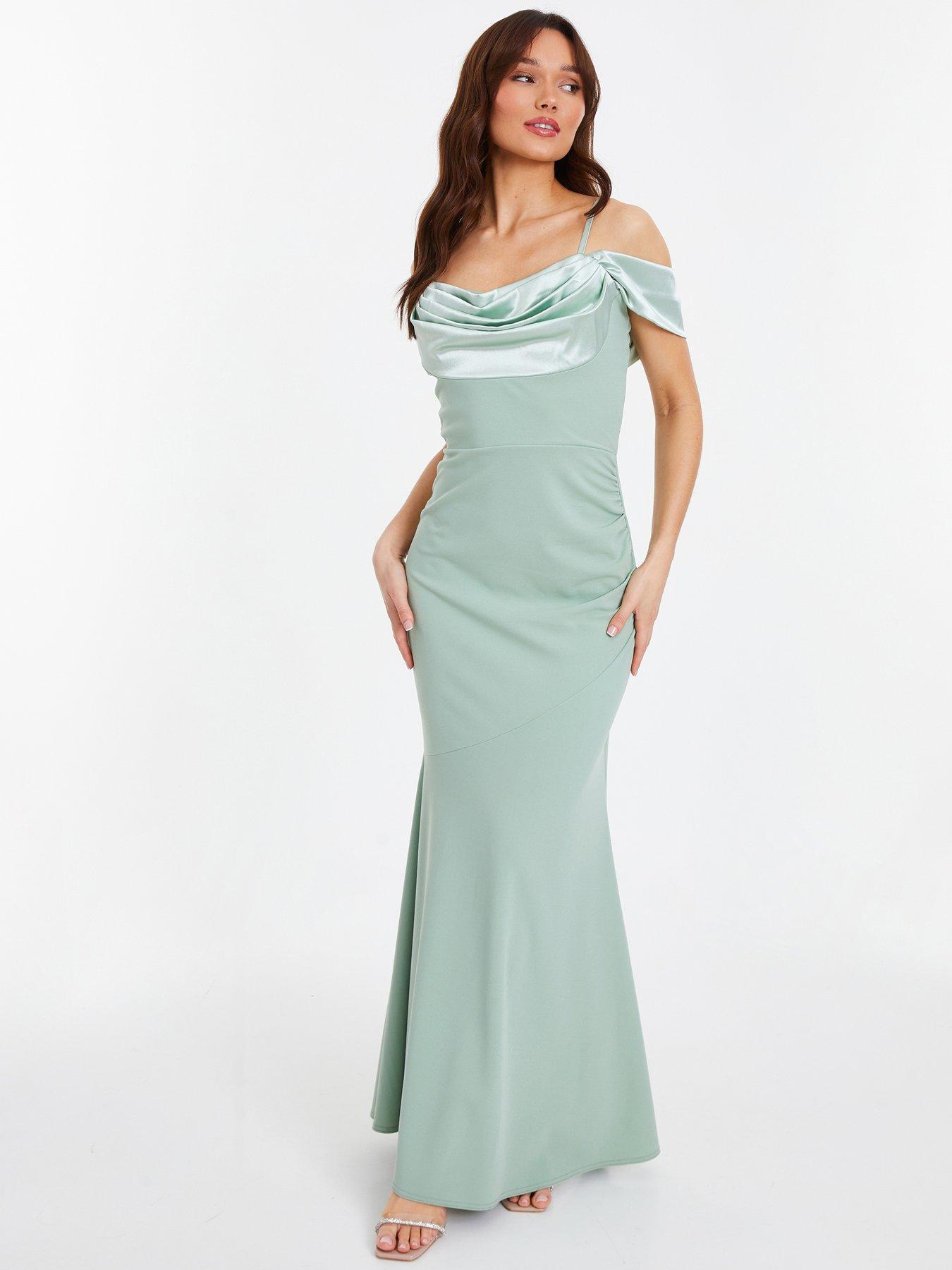 sachin and babi light blue dress Sage Green V Neck Cap Sleeve Maxi Dress  Pretty Kitty Fashion