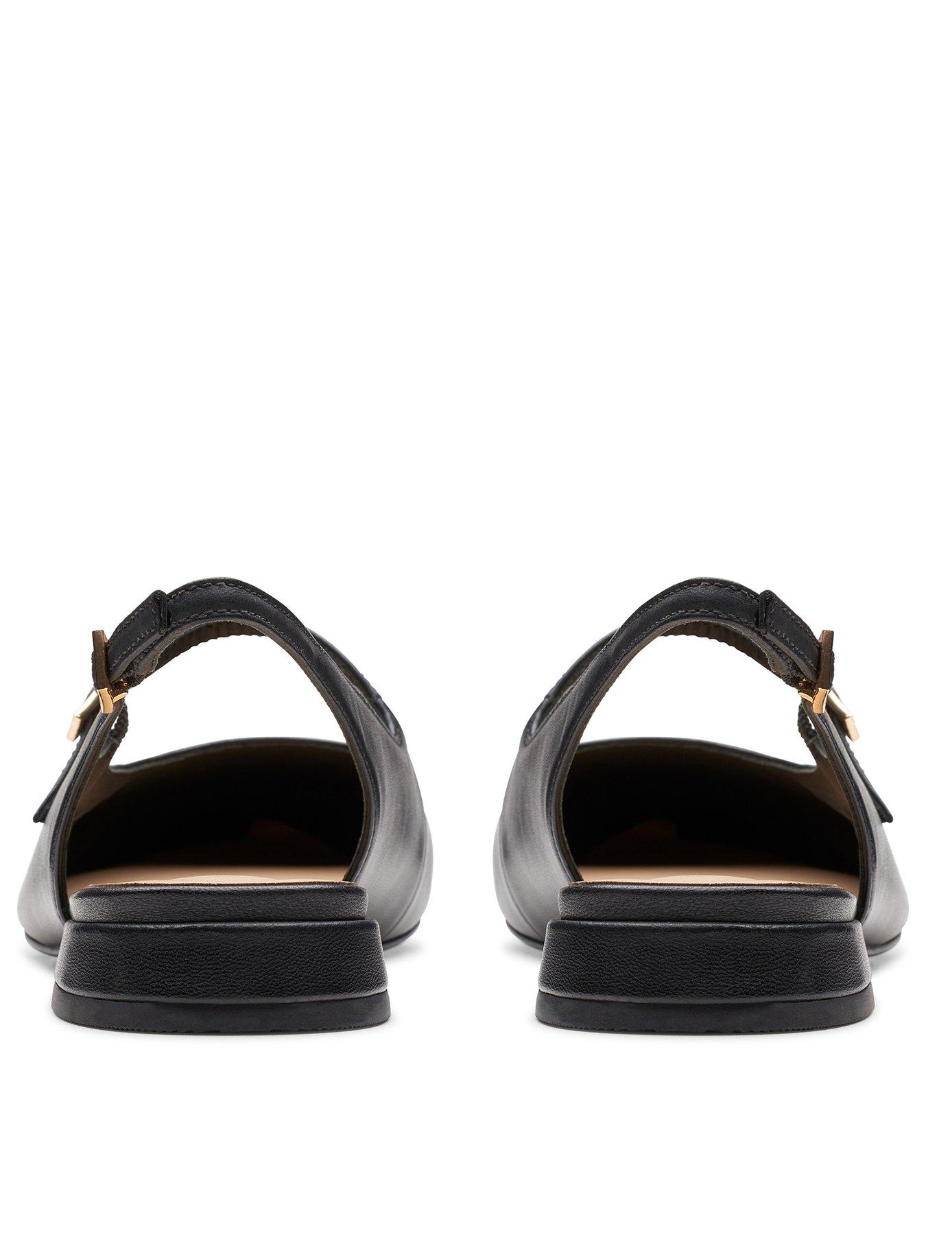 Image 3 of 6 of Clarks Sensa15 Shine Leather Low Heel&nbsp;Shoe - Black