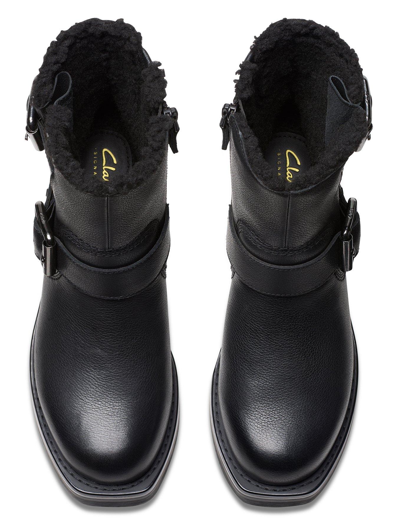 Rebelle Buckle Leather Ankle Boot